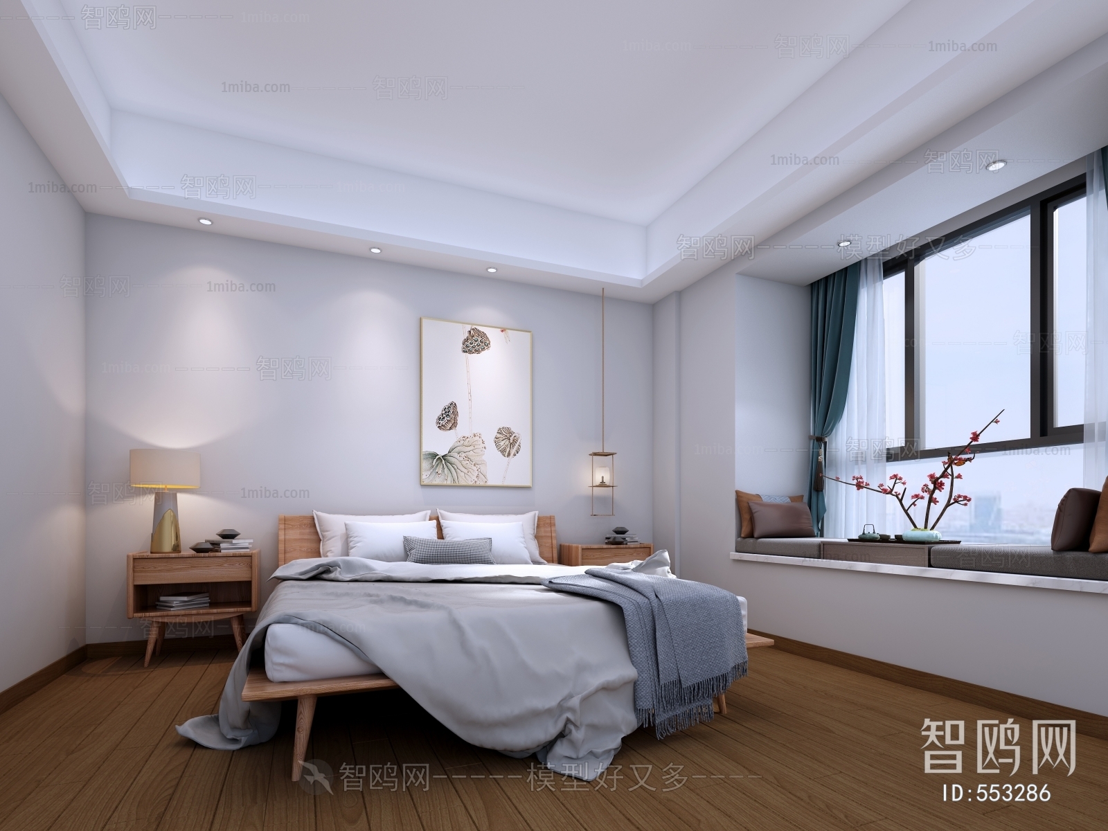 New Chinese Style Bedroom