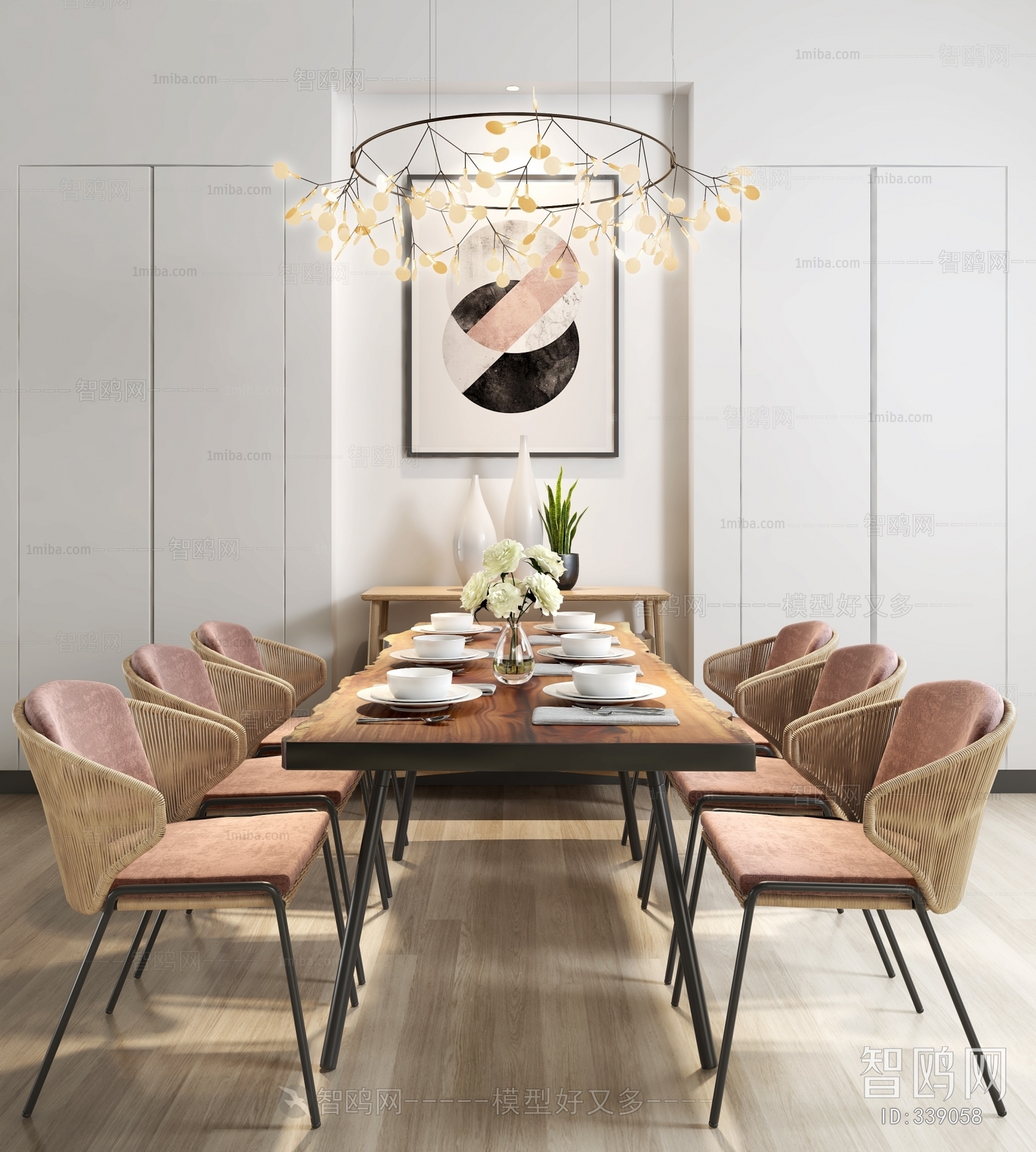 Nordic Style Dining Table And Chairs