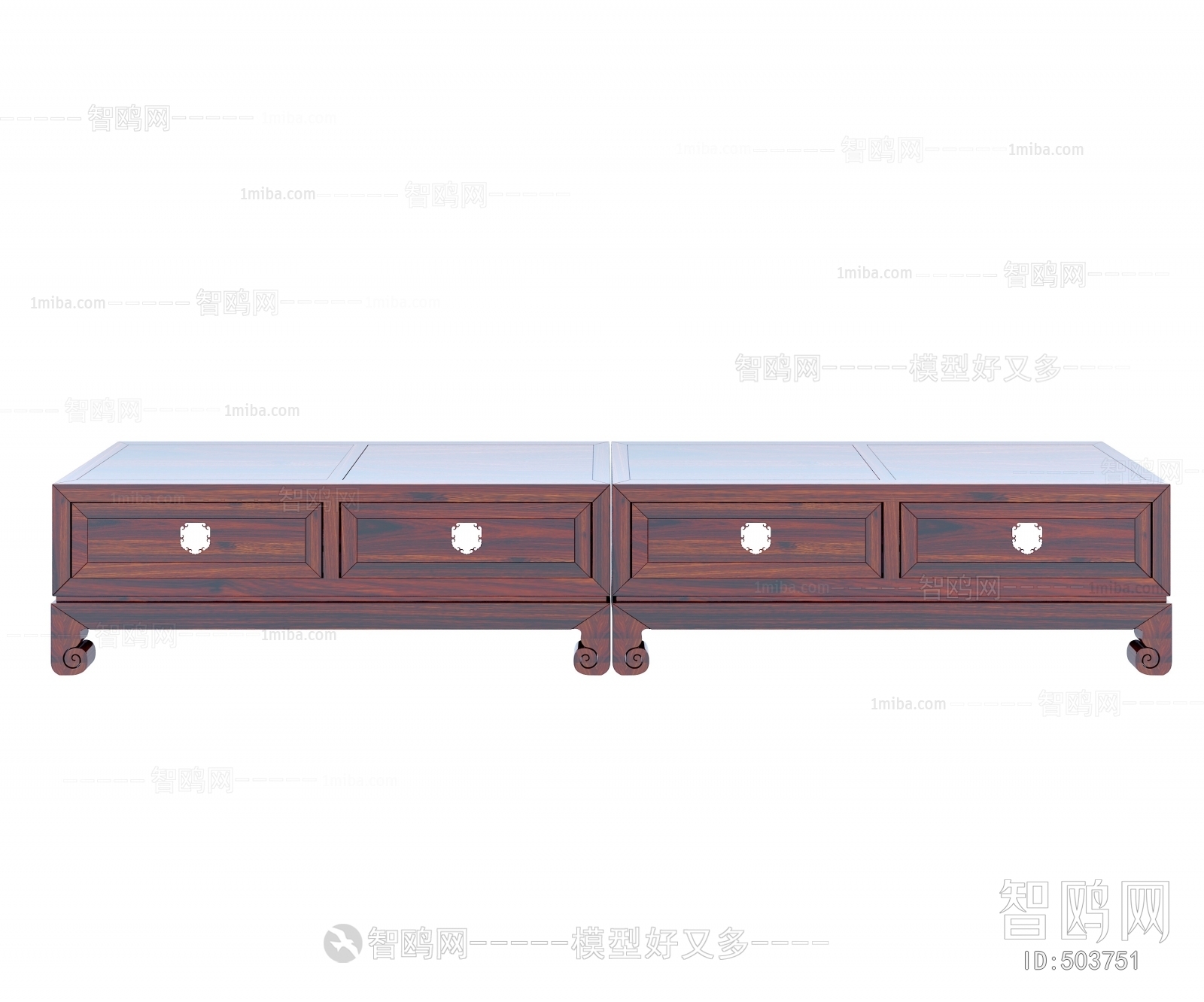 New Chinese Style TV Cabinet