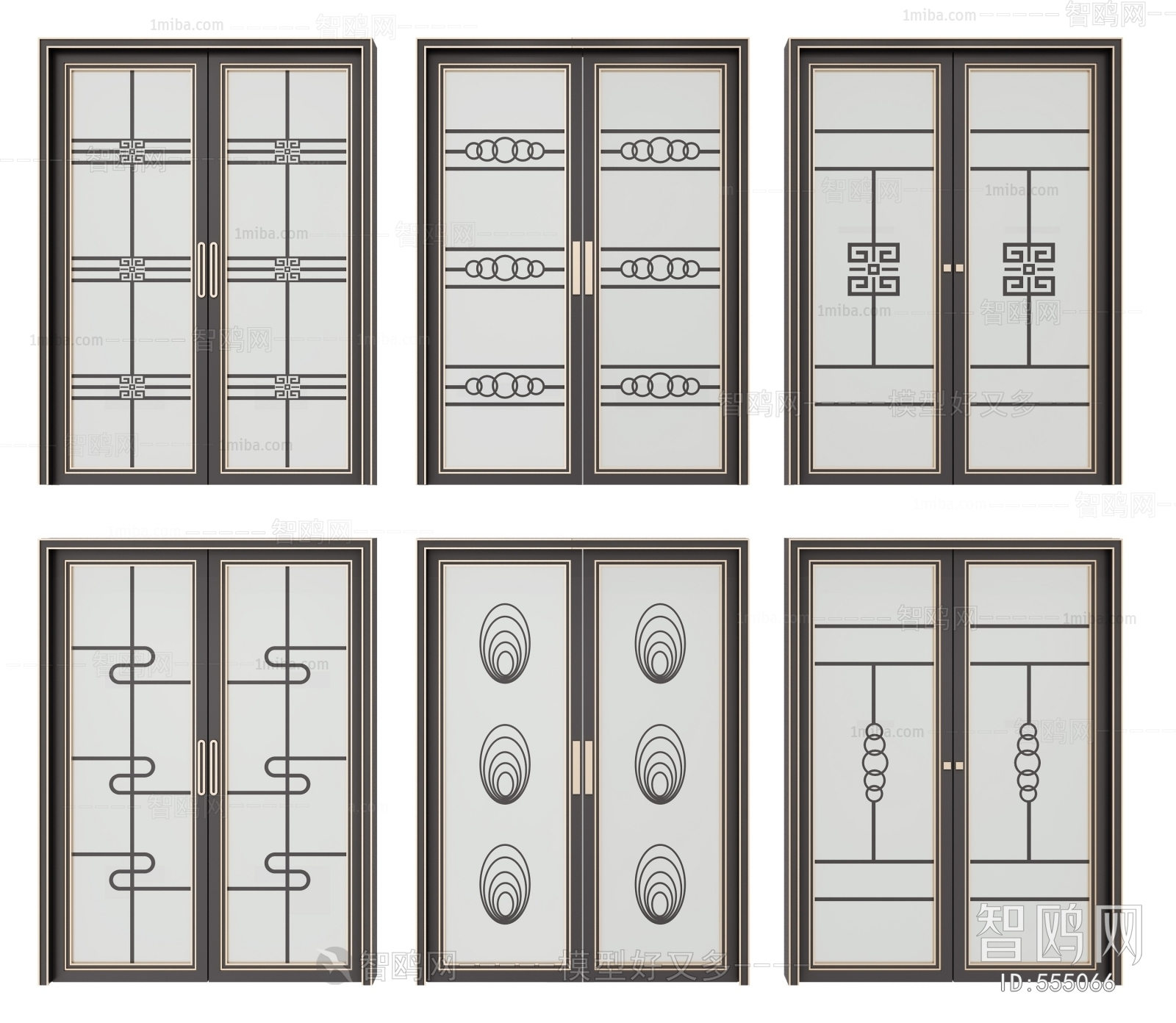 New Chinese Style Sliding Door