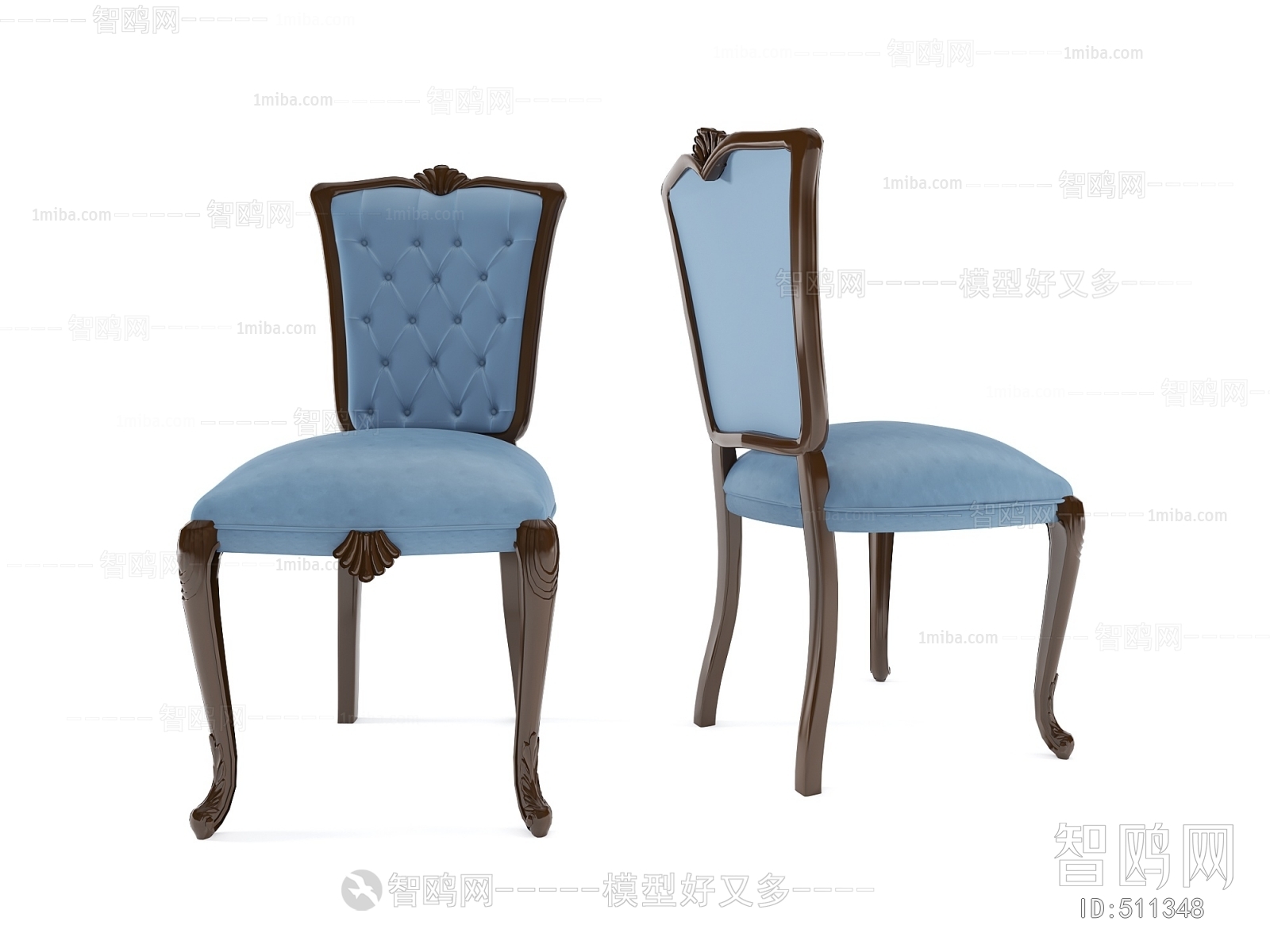 Simple European Style Single Chair