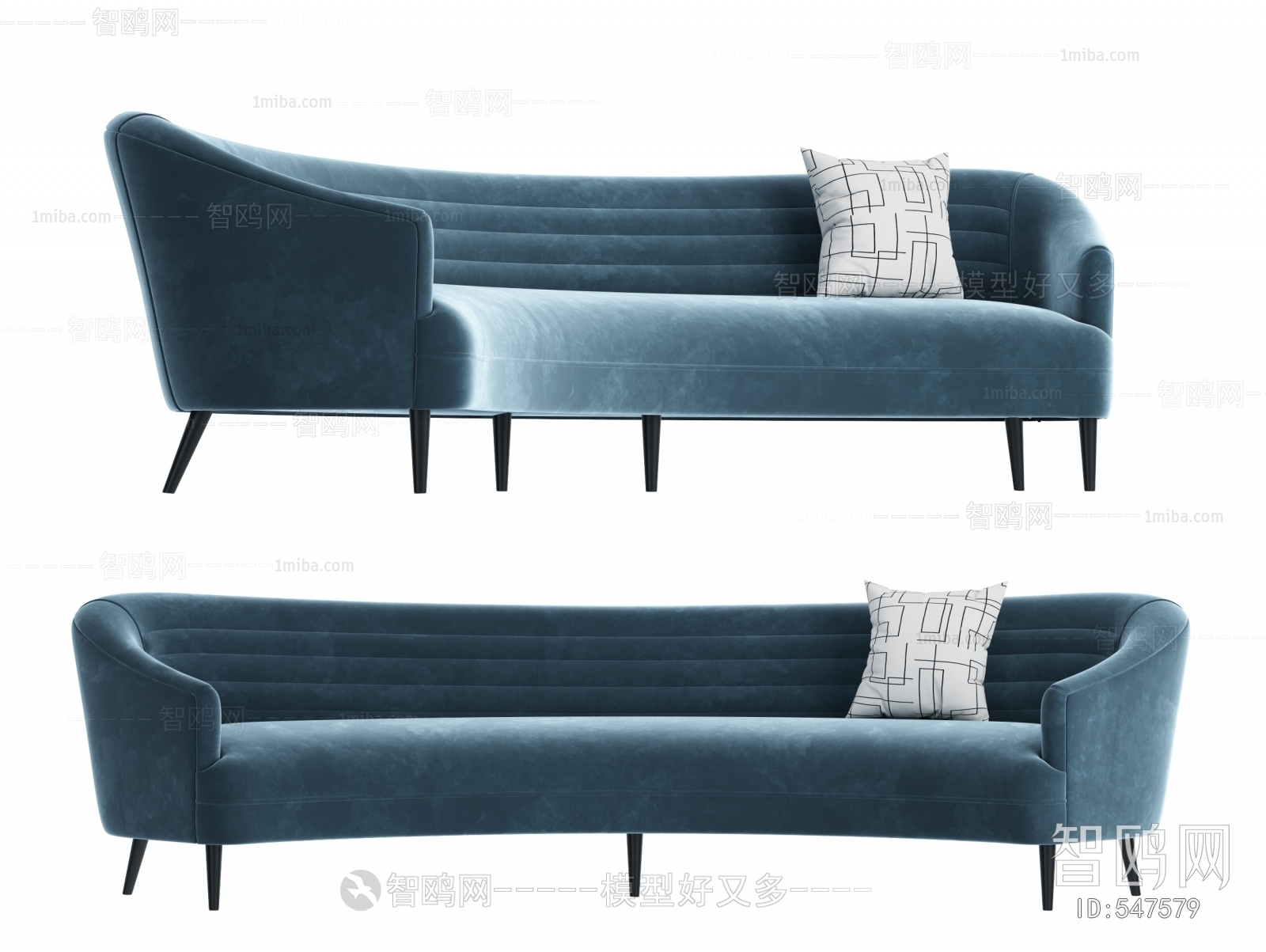 Modern Curved Sofa