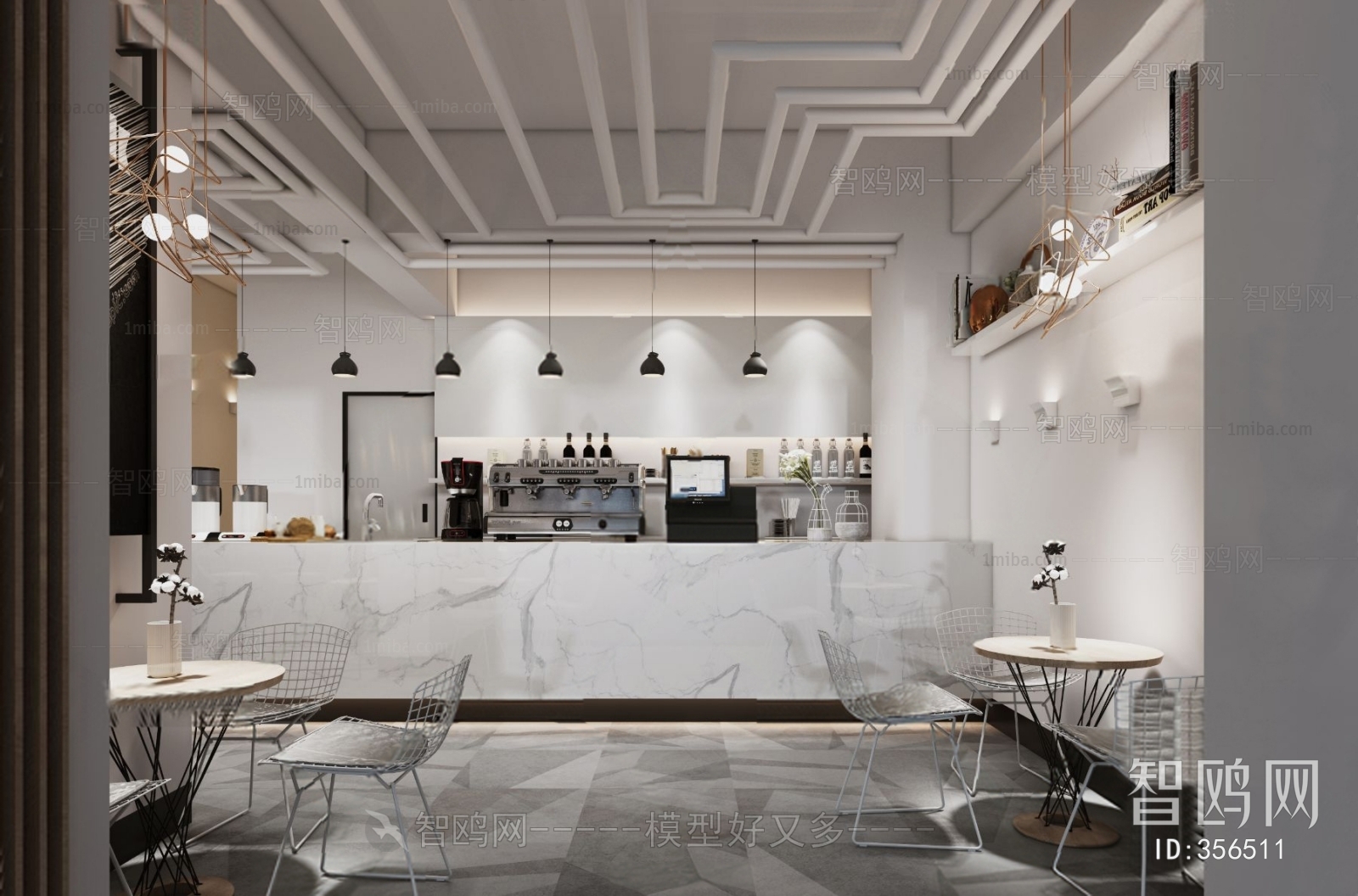 Industrial Style Milk Tea Shop