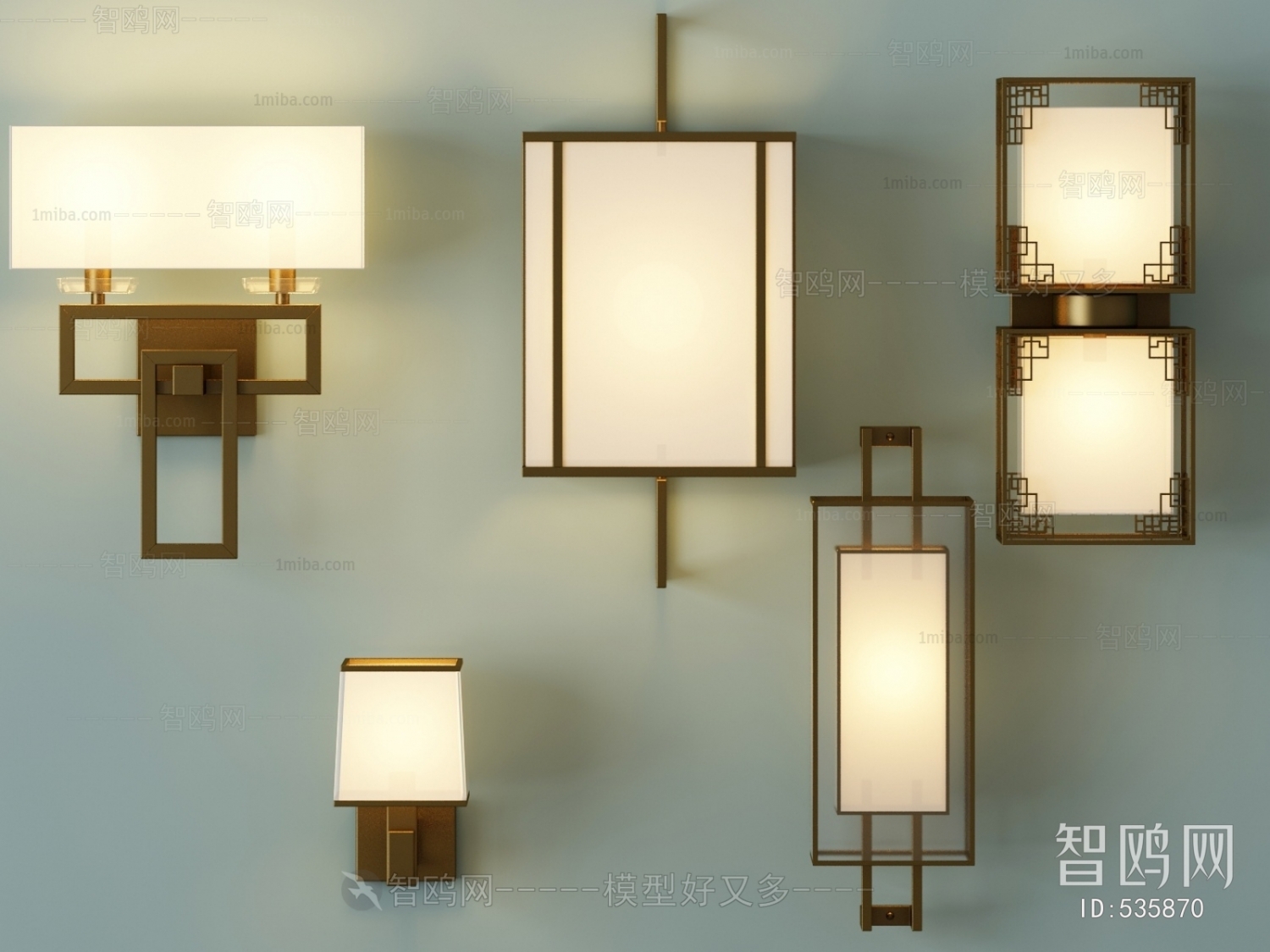 New Chinese Style Wall Lamp