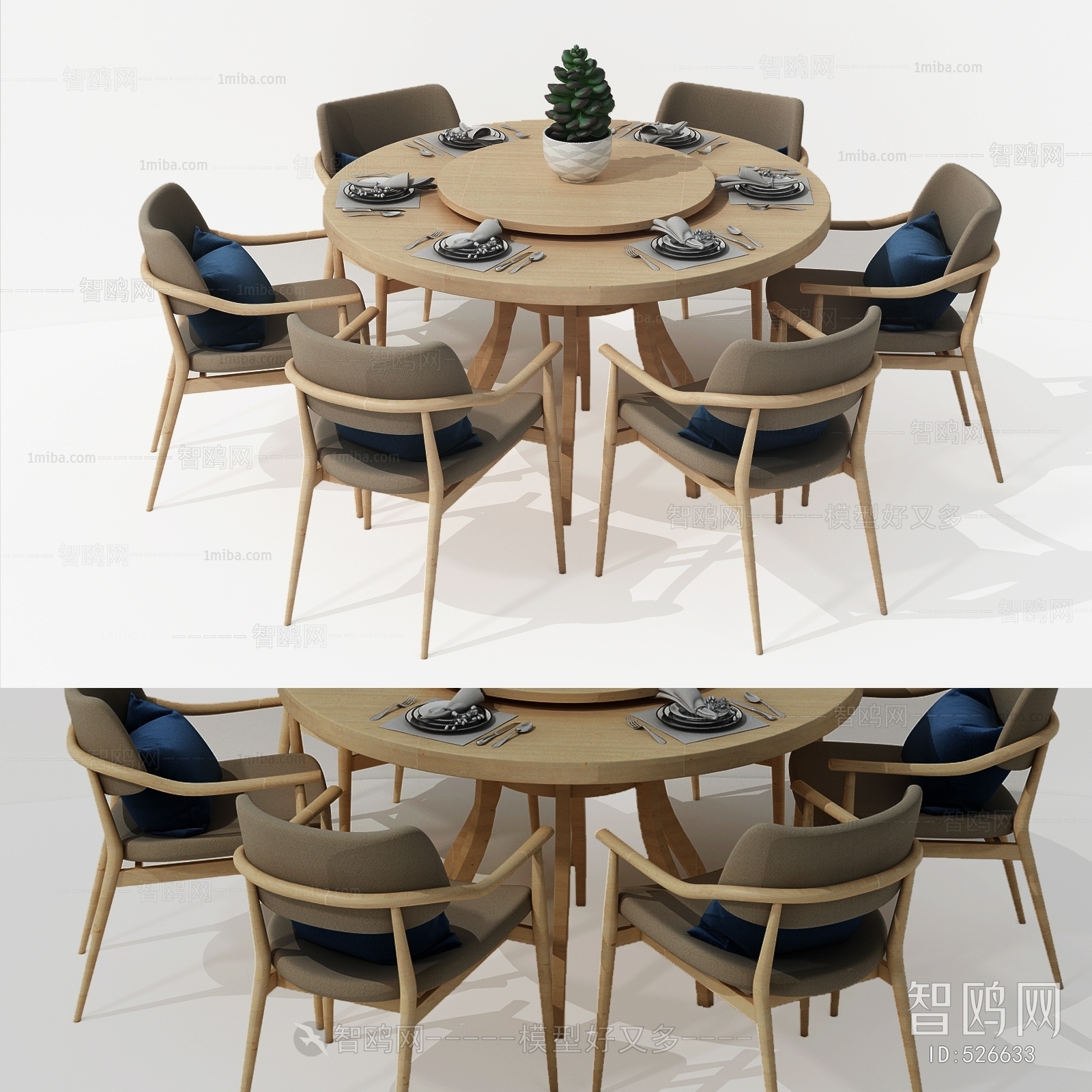 Nordic Style Dining Table And Chairs