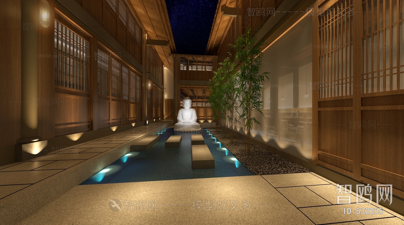 New Chinese Style Courtyard/landscape