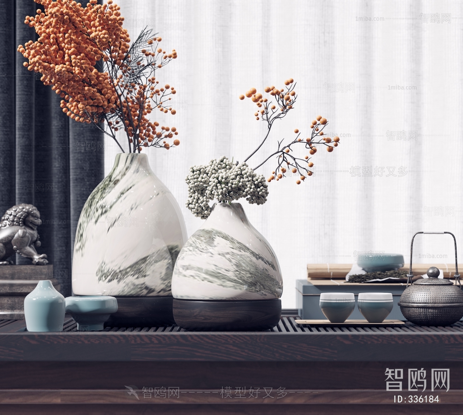 New Chinese Style Decorative Set