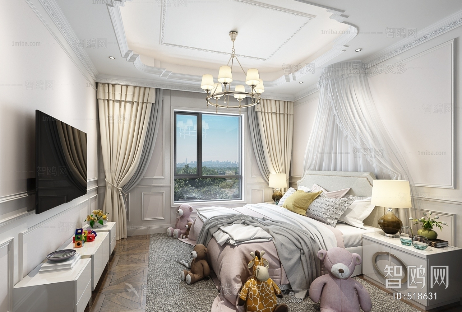 European Style Bedroom