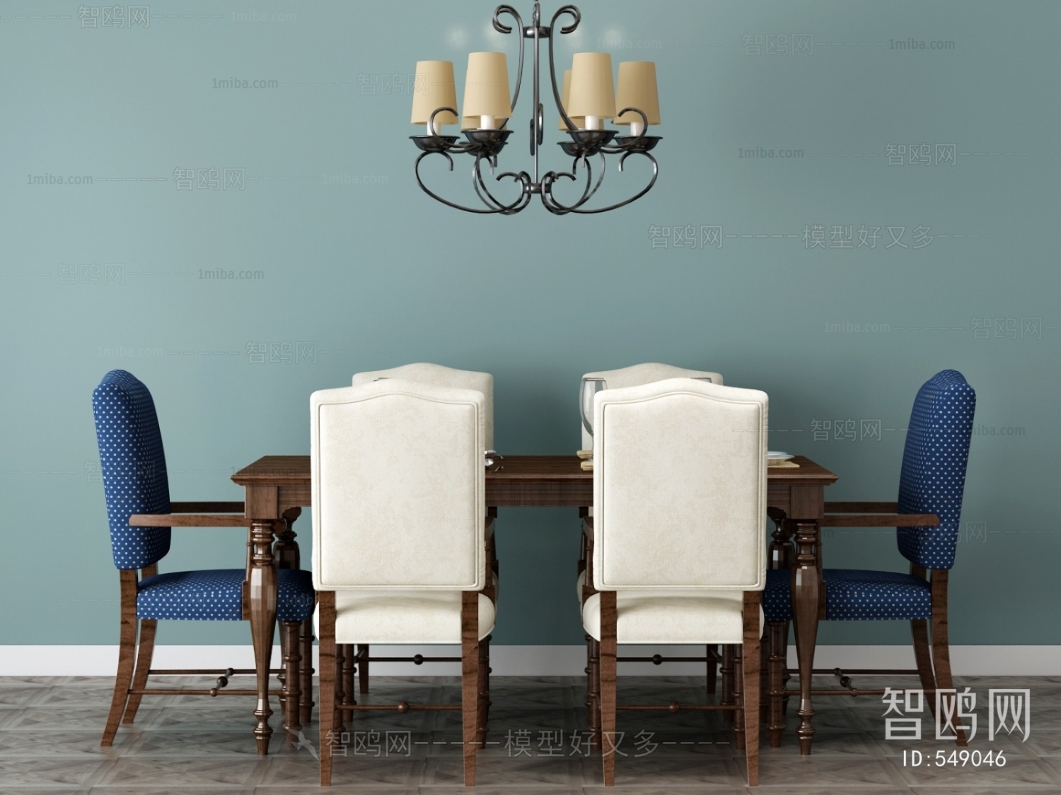 American Style Dining Table And Chairs