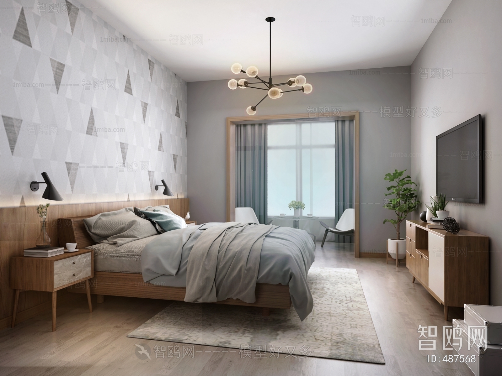 Nordic Style Bedroom