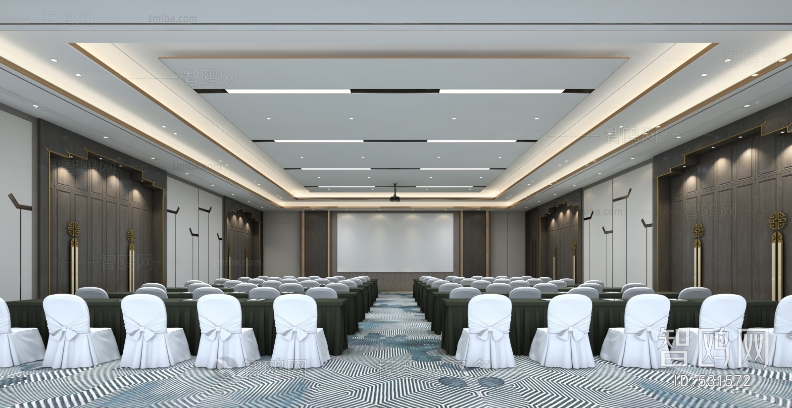 New Chinese Style Meeting Room