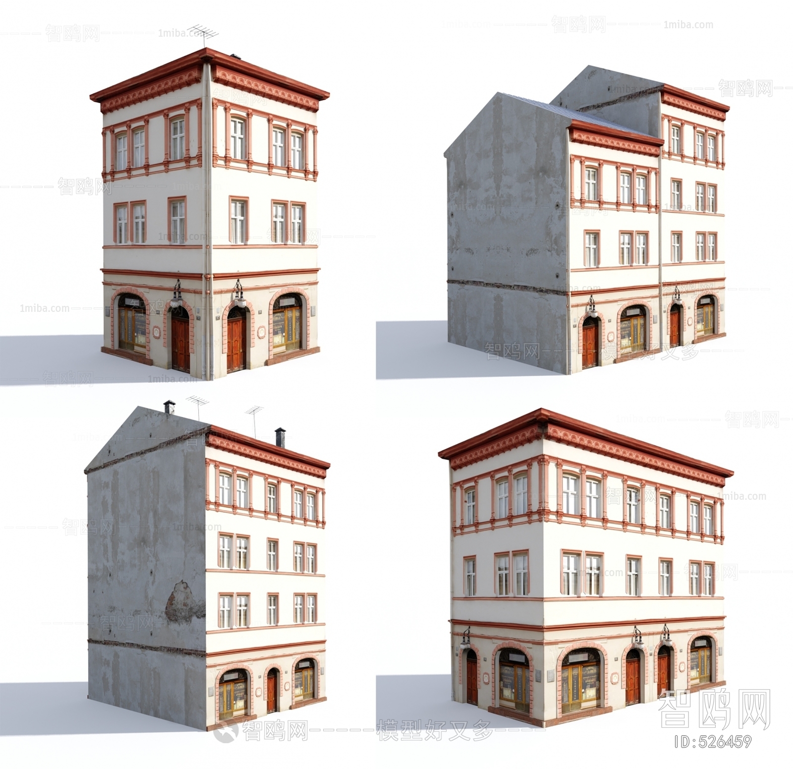 European Style Building Appearance