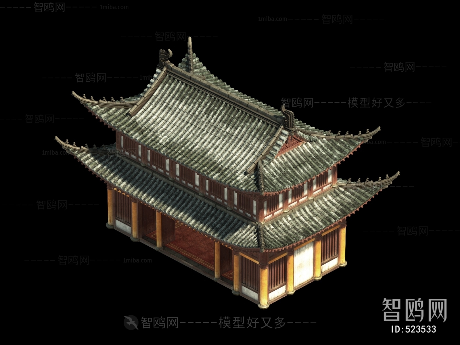 Chinese Style Ancient Architectural Buildings