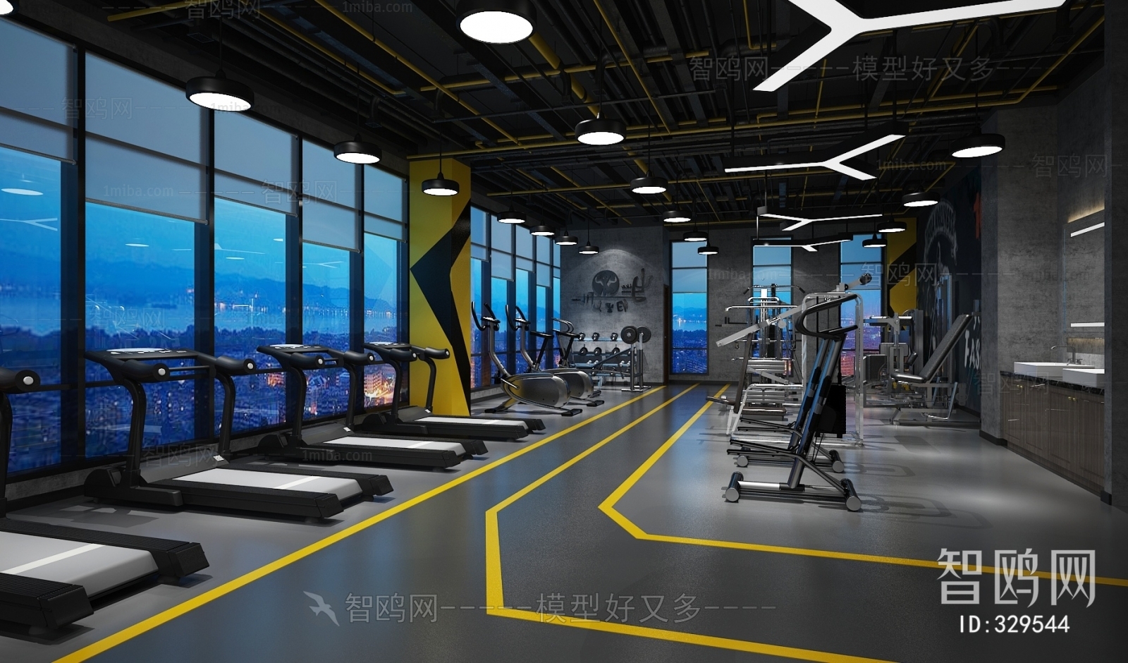 Industrial Style Gym