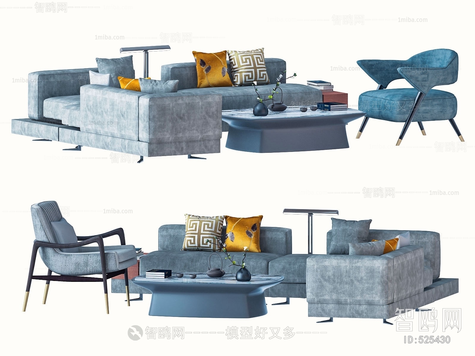 Simple European Style Sofa Combination