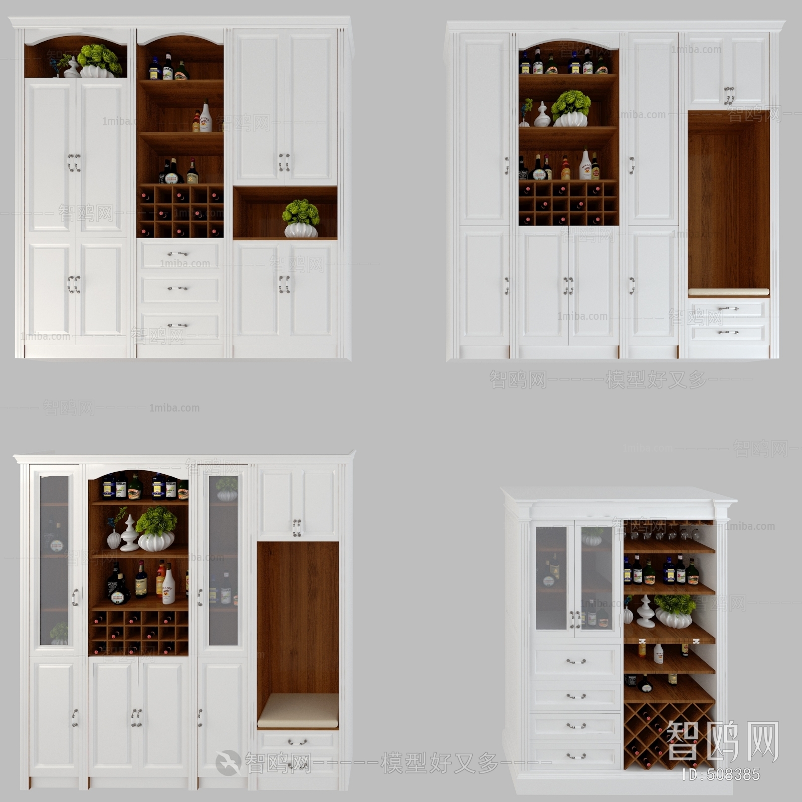 European Style Wine Cabinet