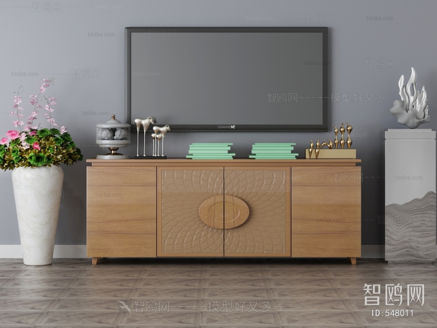 New Chinese Style TV Cabinet