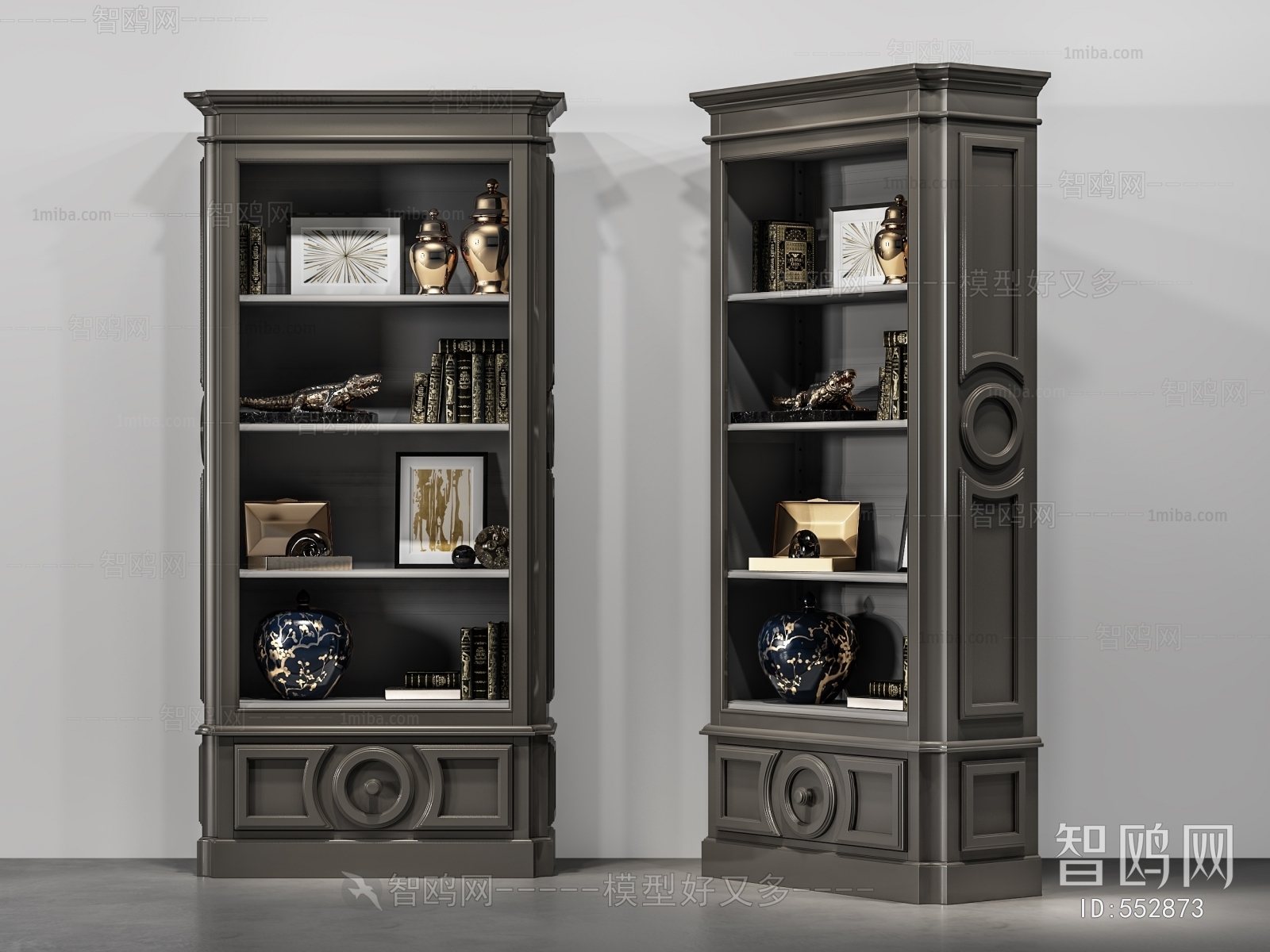 Simple European Style Bookcase