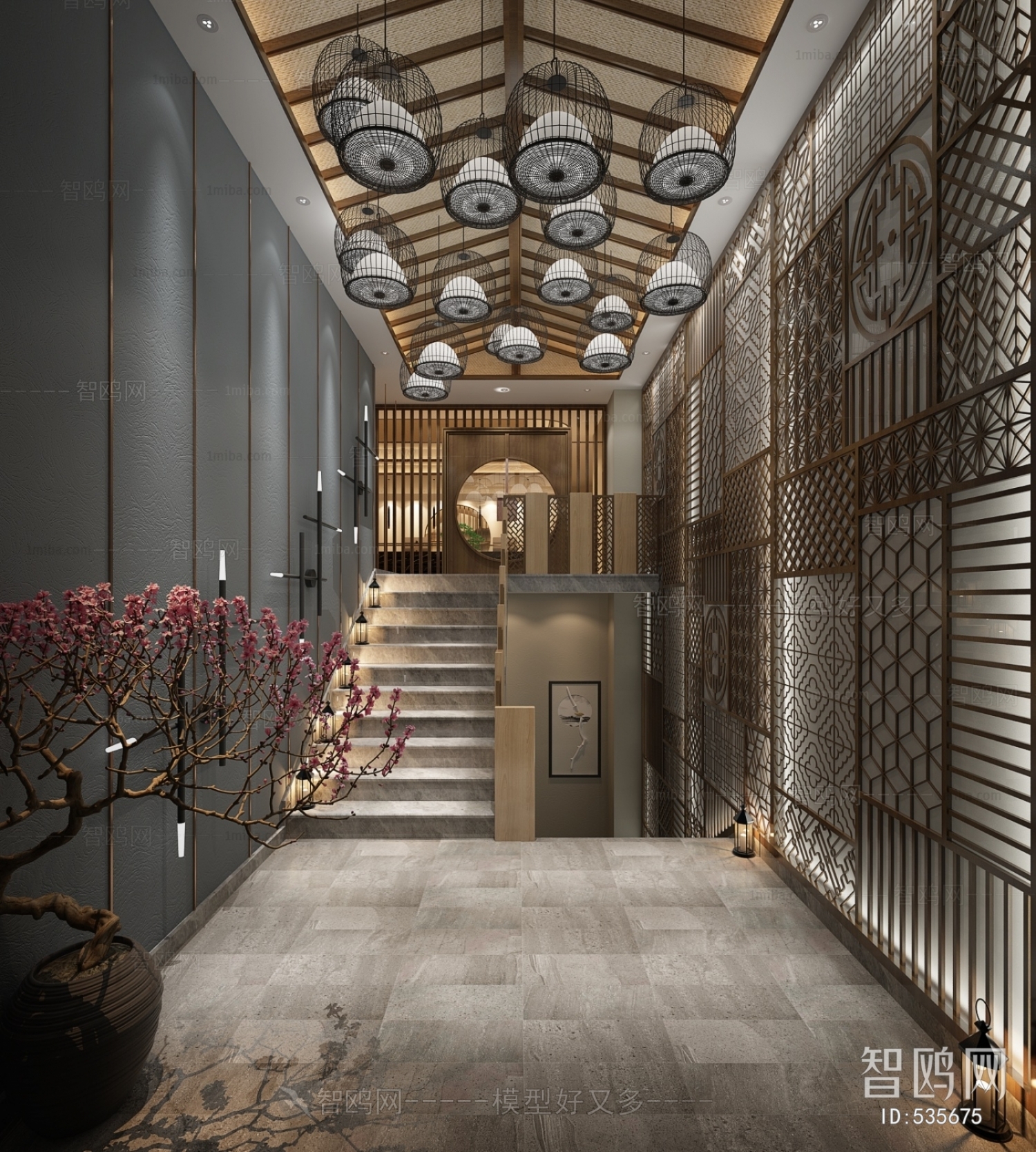 New Chinese Style Hotel Space