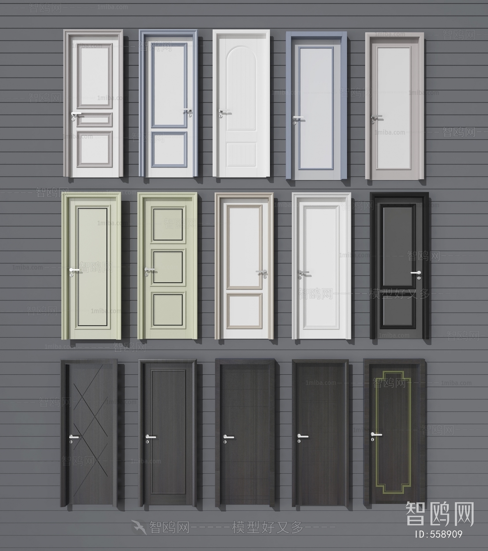 Modern Single Door