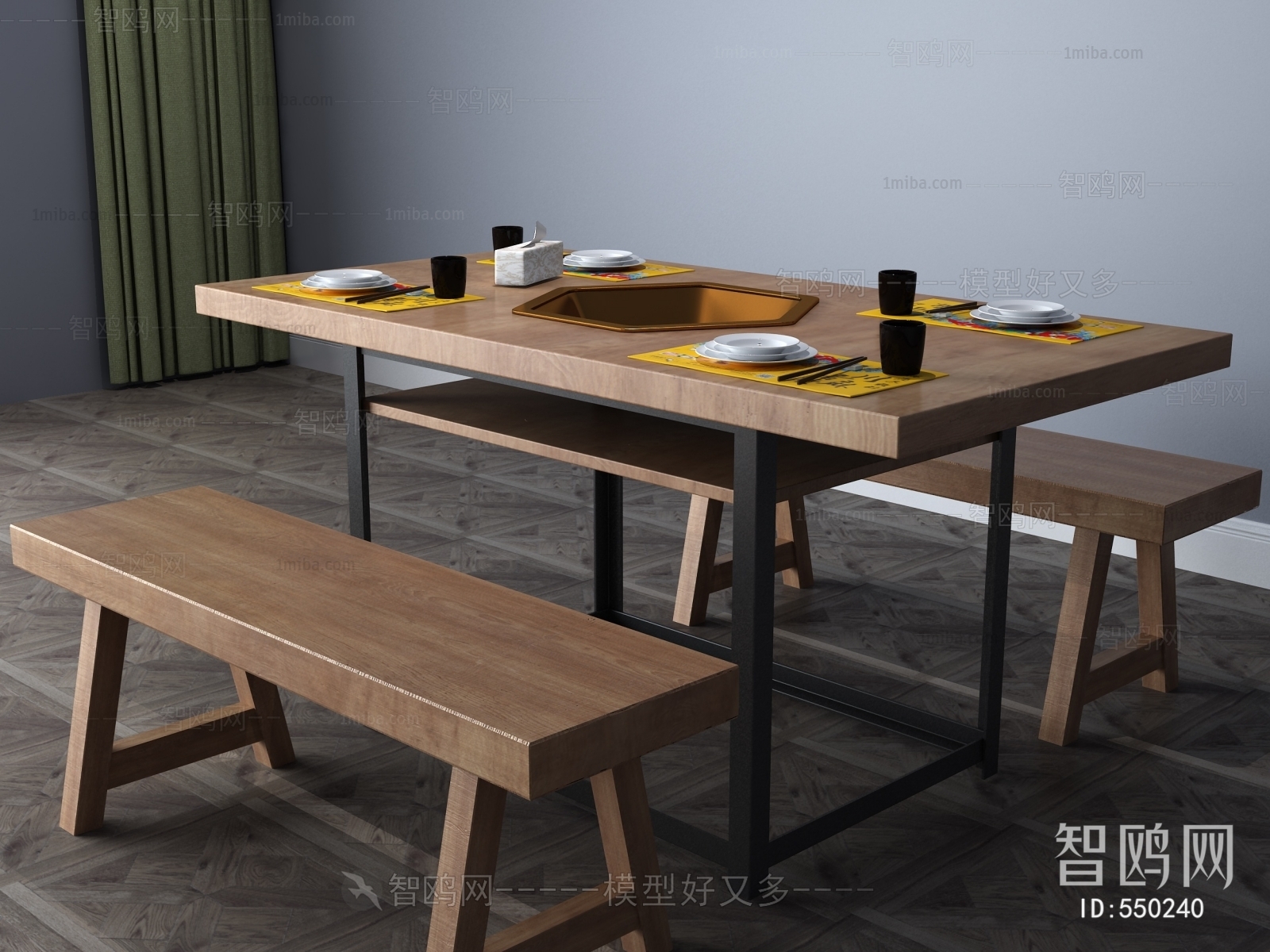 New Chinese Style Dining Table And Chairs