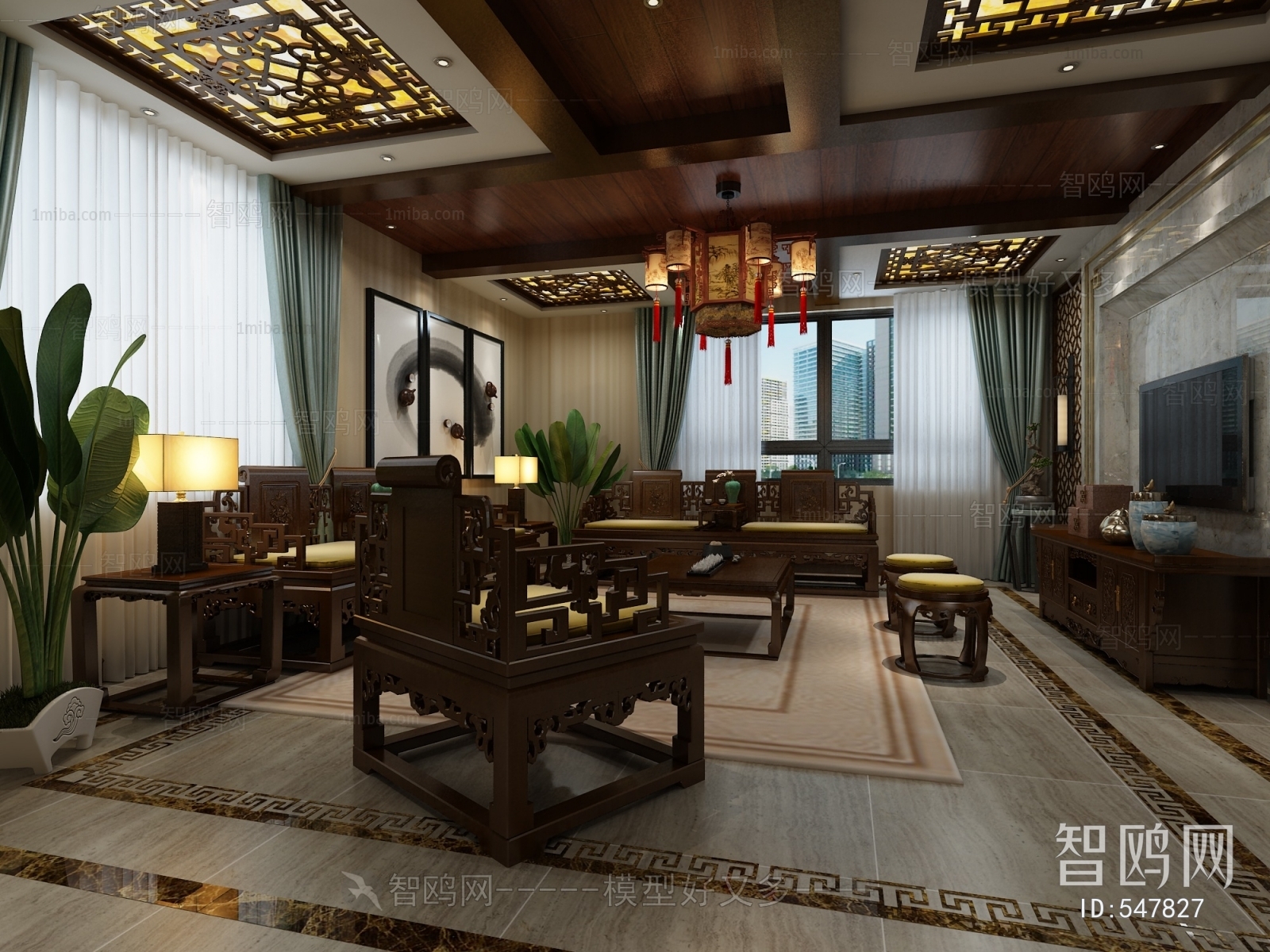 Chinese Style A Living Room