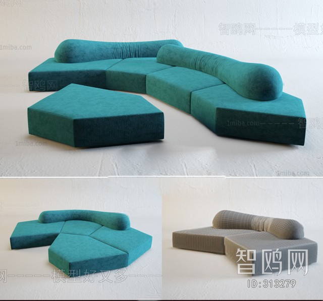 Modern Multi Person Sofa