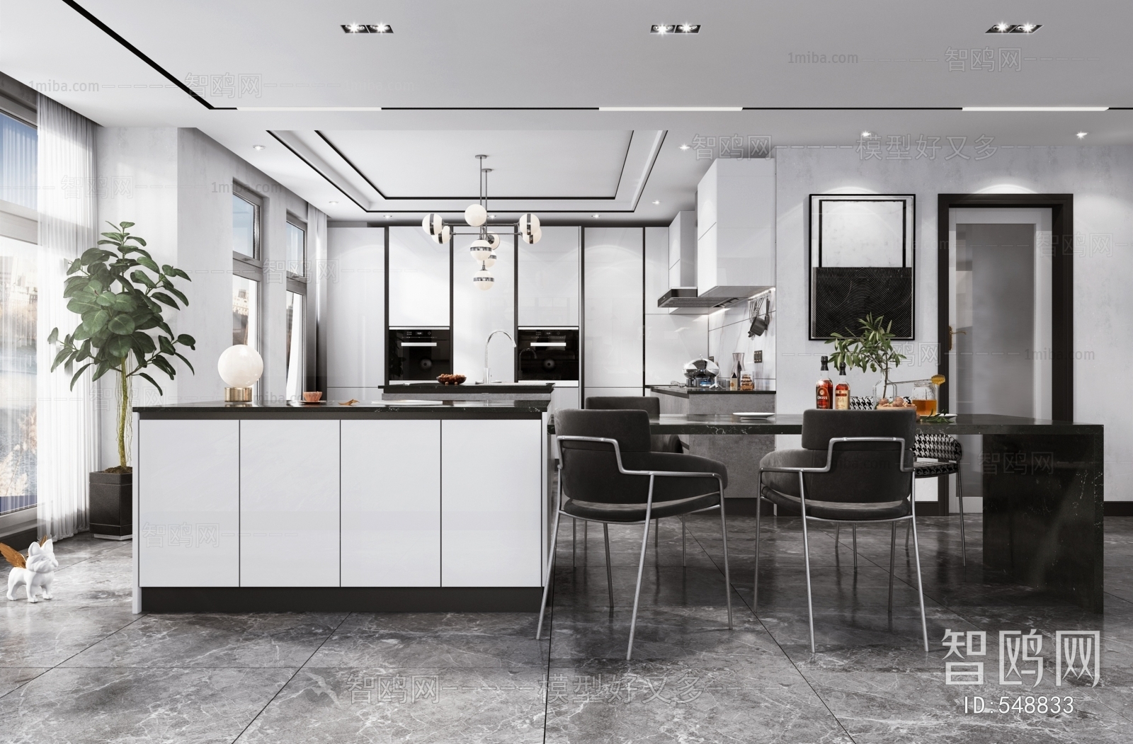 Modern Open Kitchen