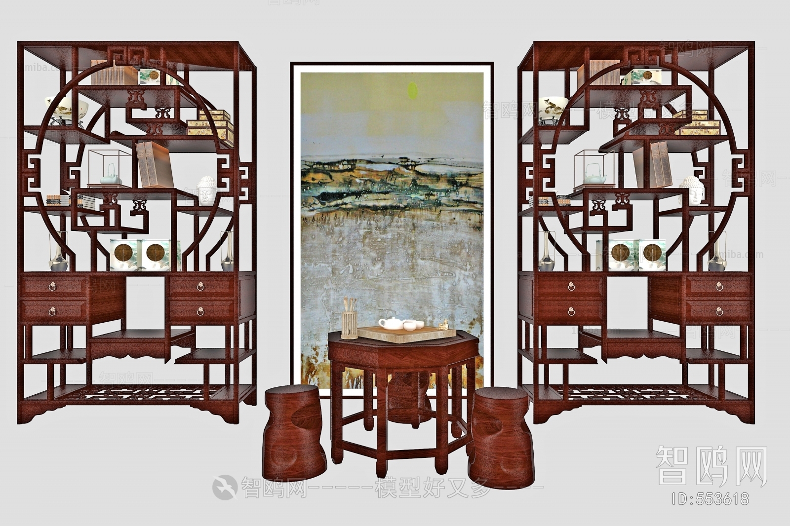 New Chinese Style Antique Rack