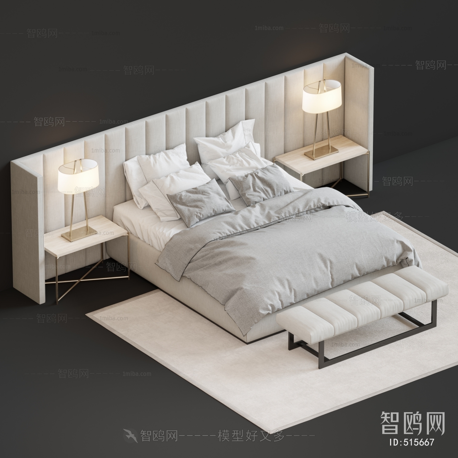 Modern Double Bed