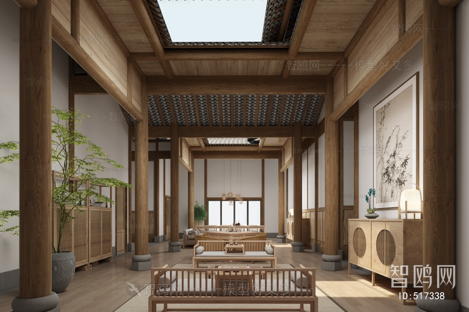 New Chinese Style Hotel Space