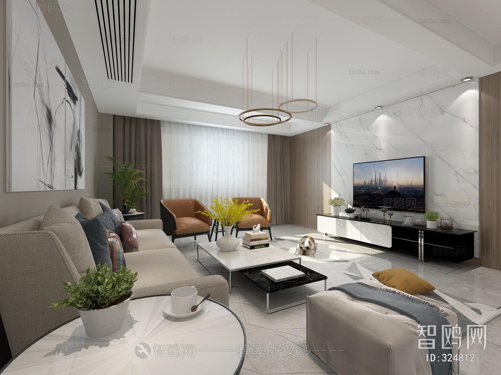 Modern A Living Room