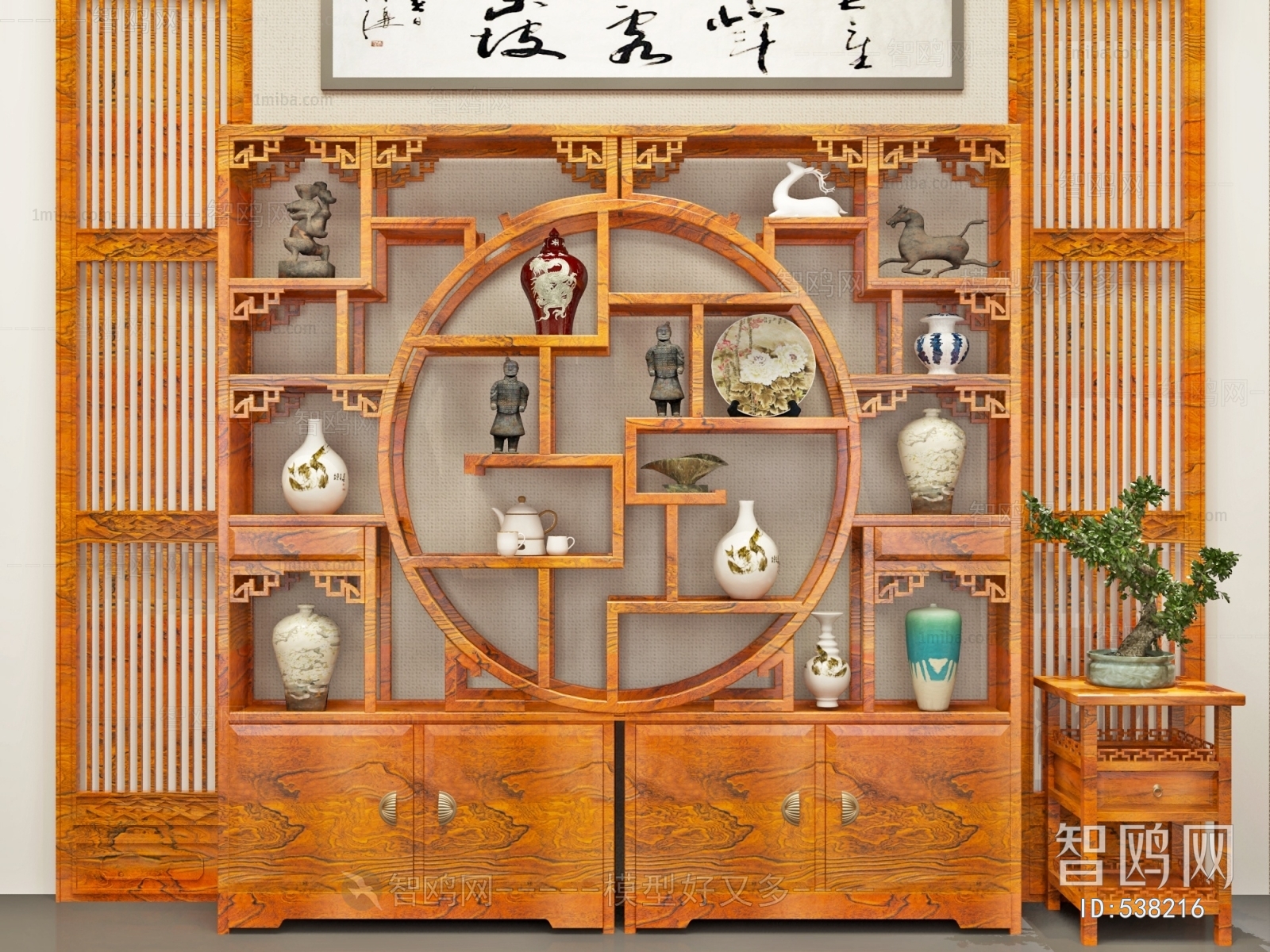 New Chinese Style Antique Rack