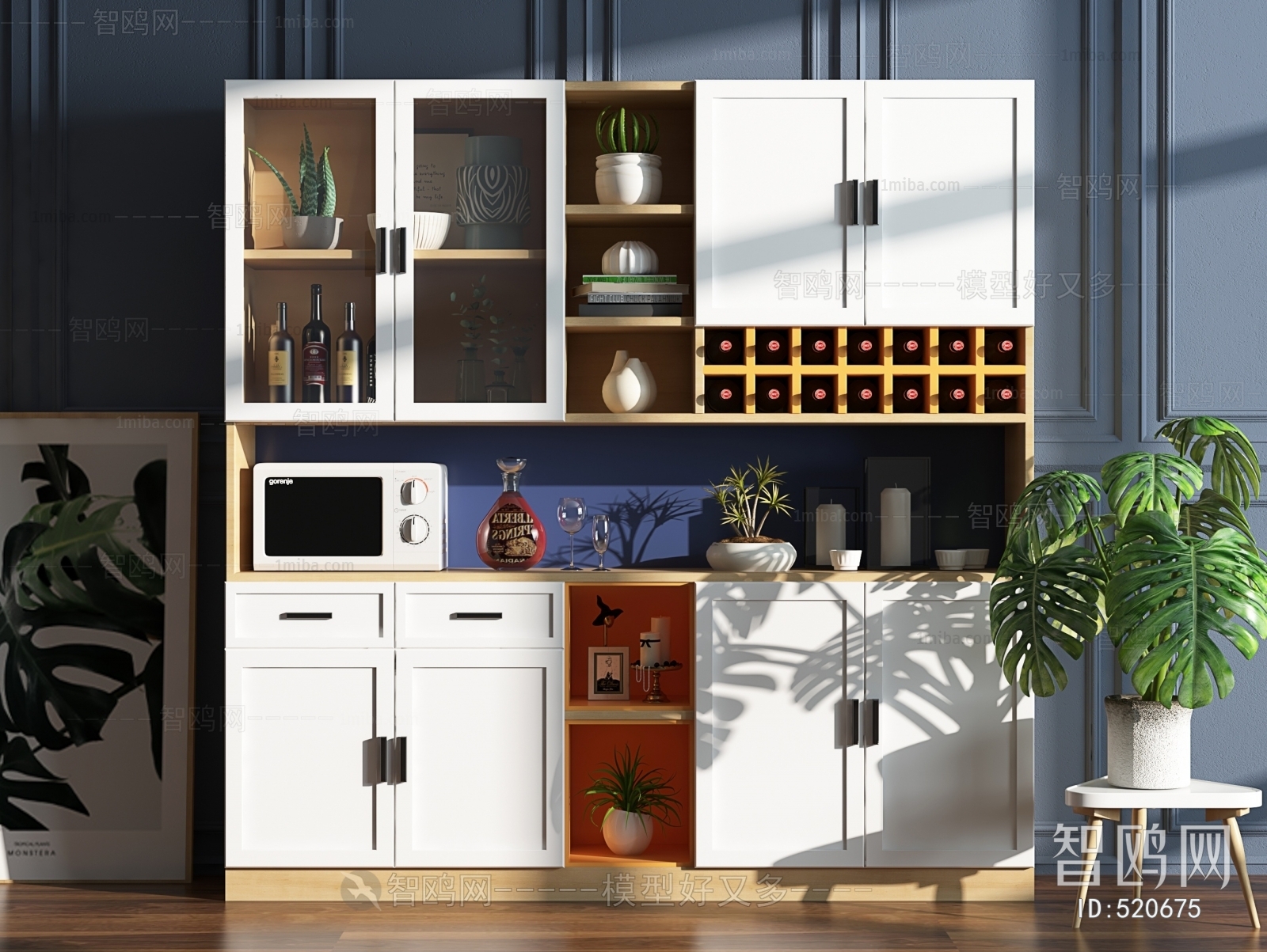 Nordic Style Wine Cabinet