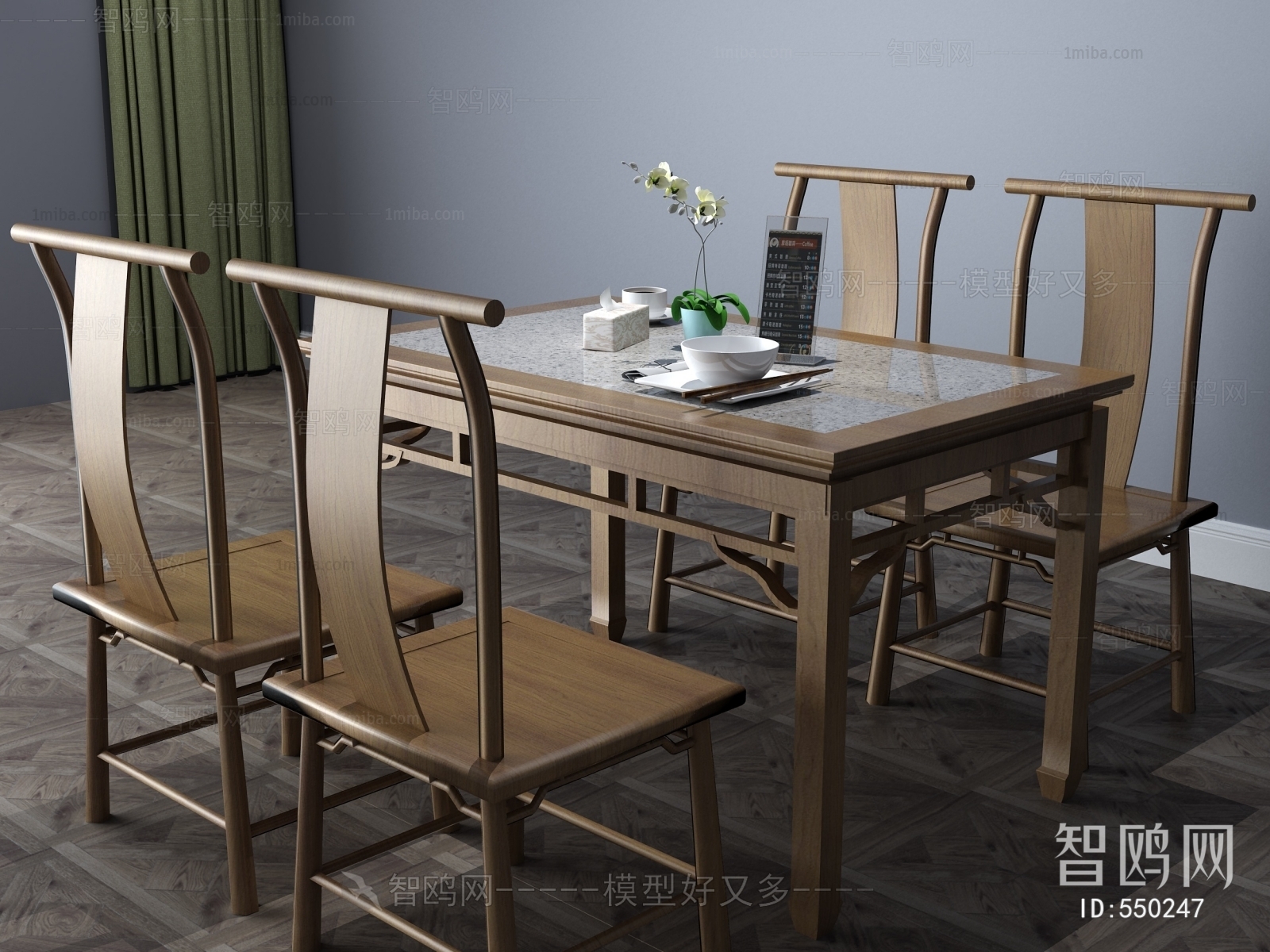 New Chinese Style Dining Table And Chairs