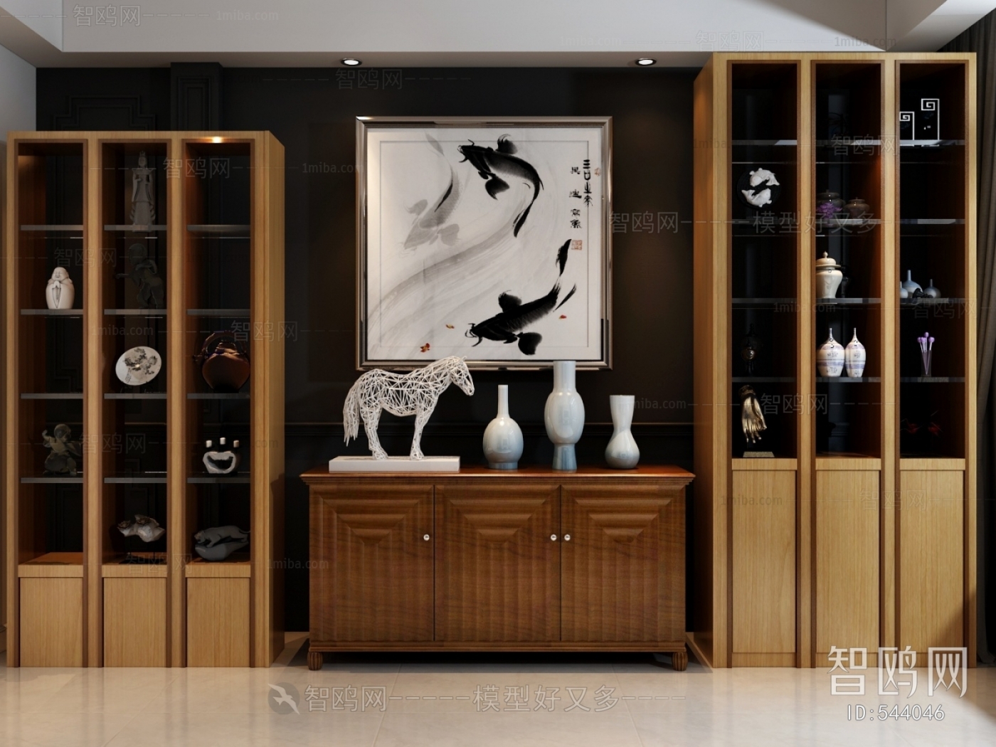 New Chinese Style Side Cabinet/Entrance Cabinet