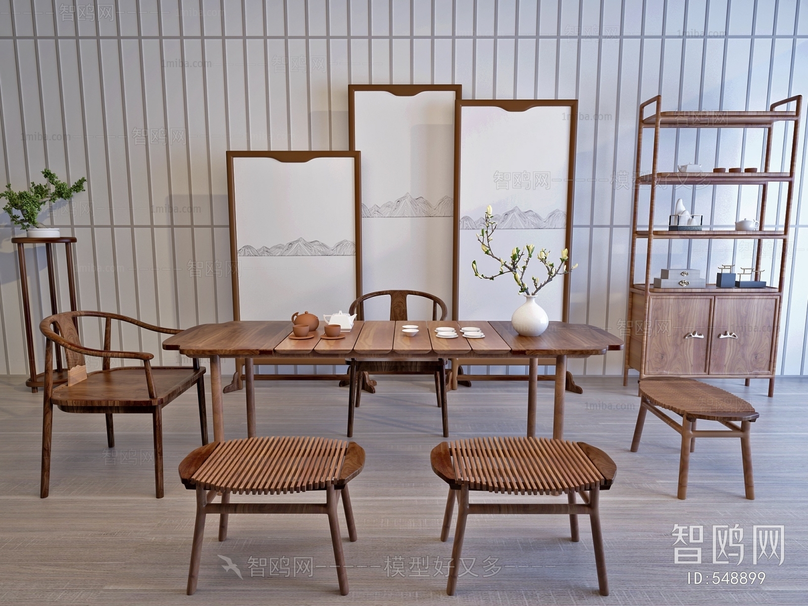 New Chinese Style Dining Table And Chairs