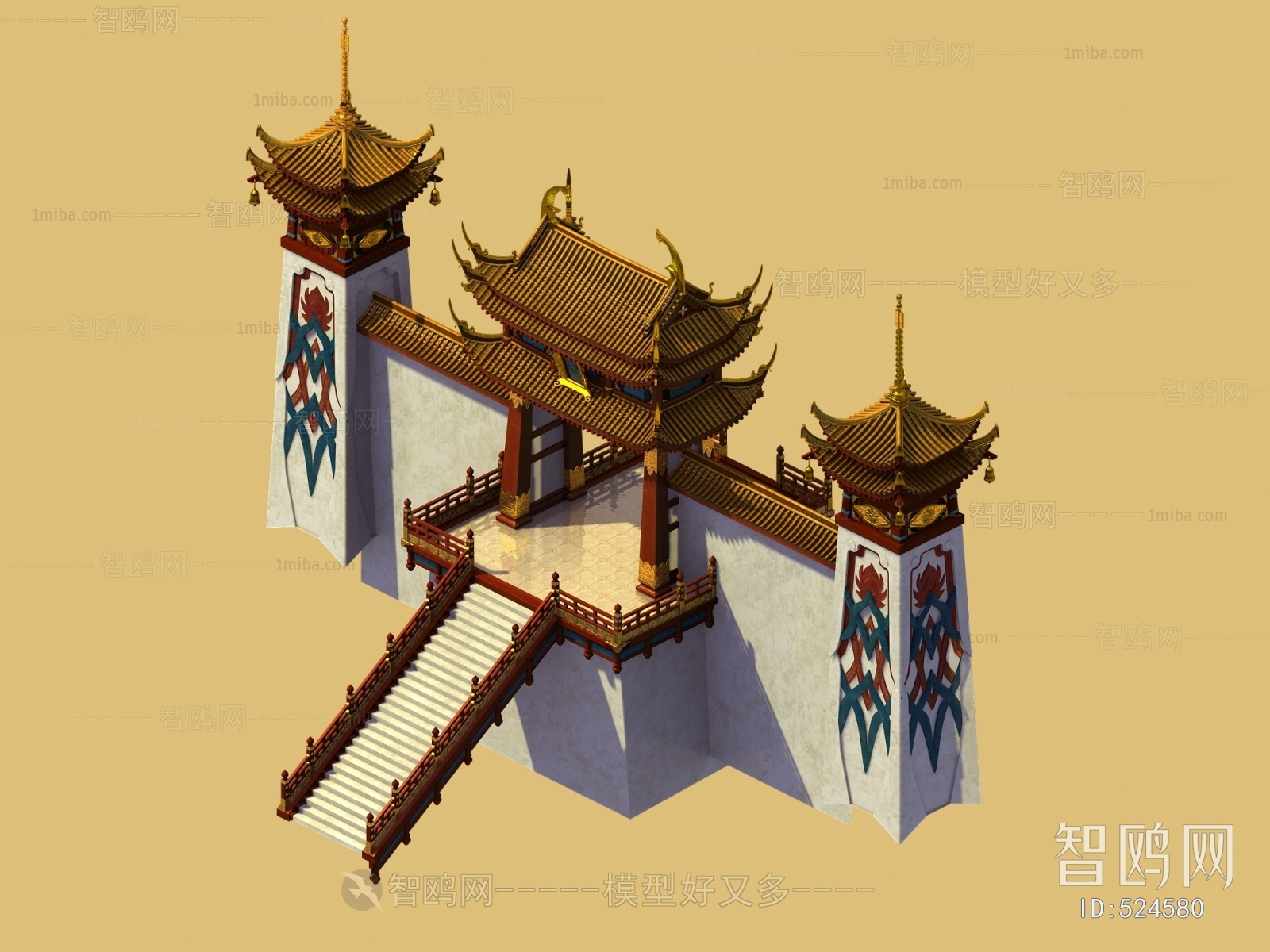 Chinese Style Ancient Architectural Buildings