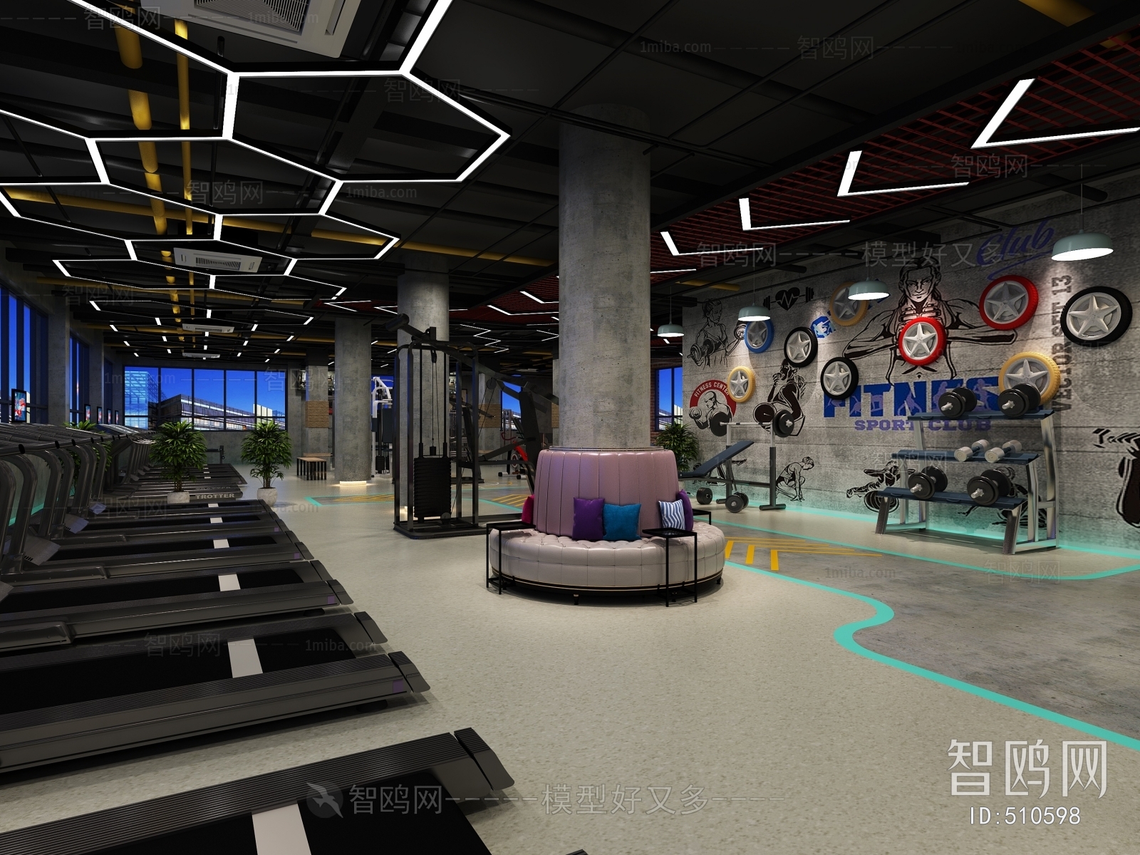 Industrial Style Gym