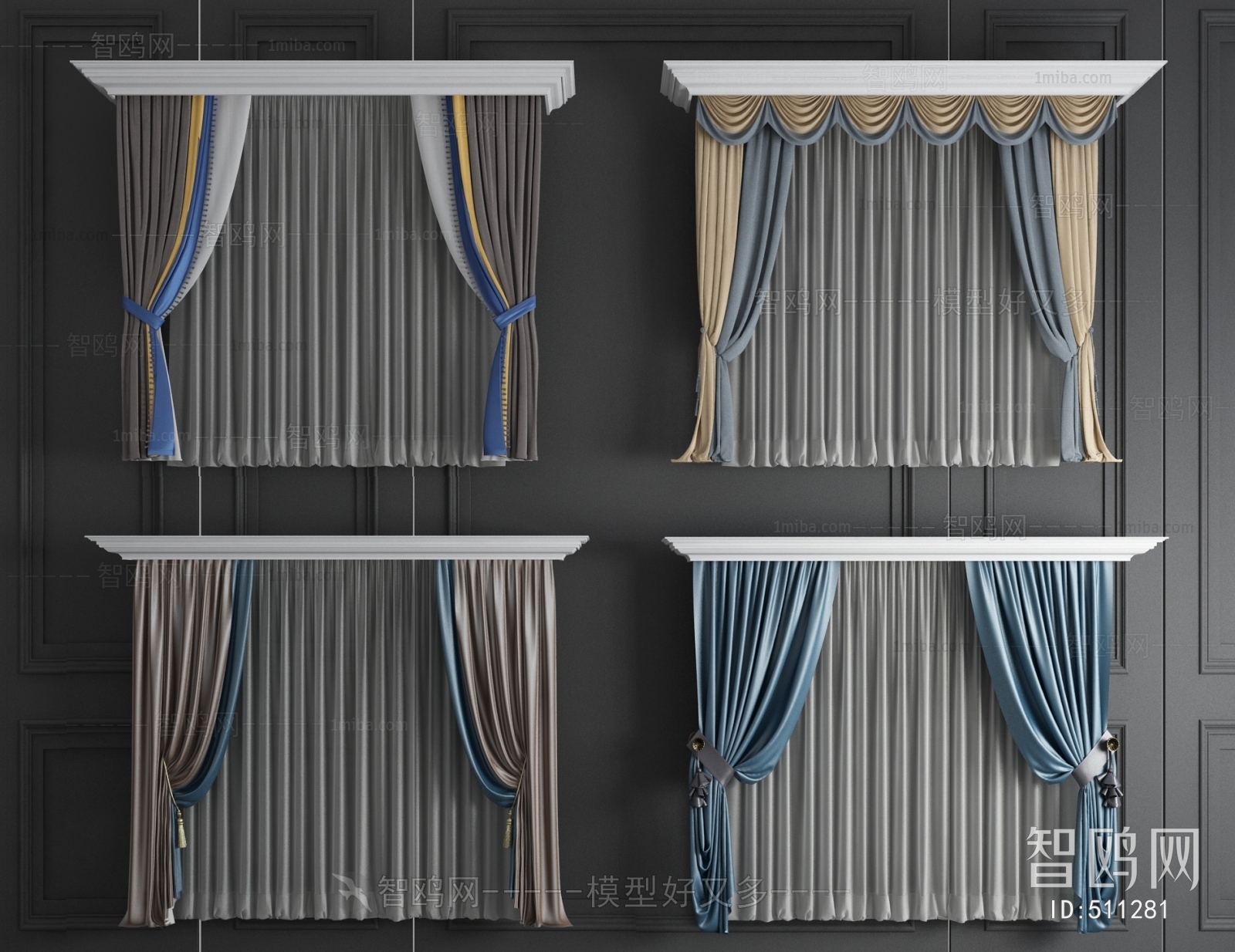 Simple European Style The Curtain