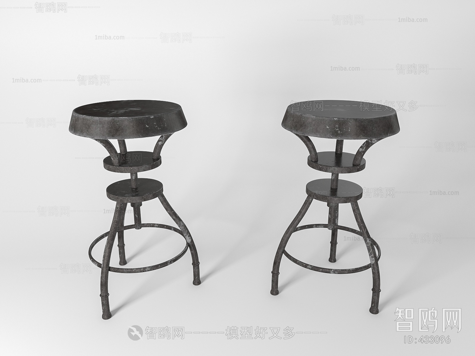 Industrial Style Bar Chair