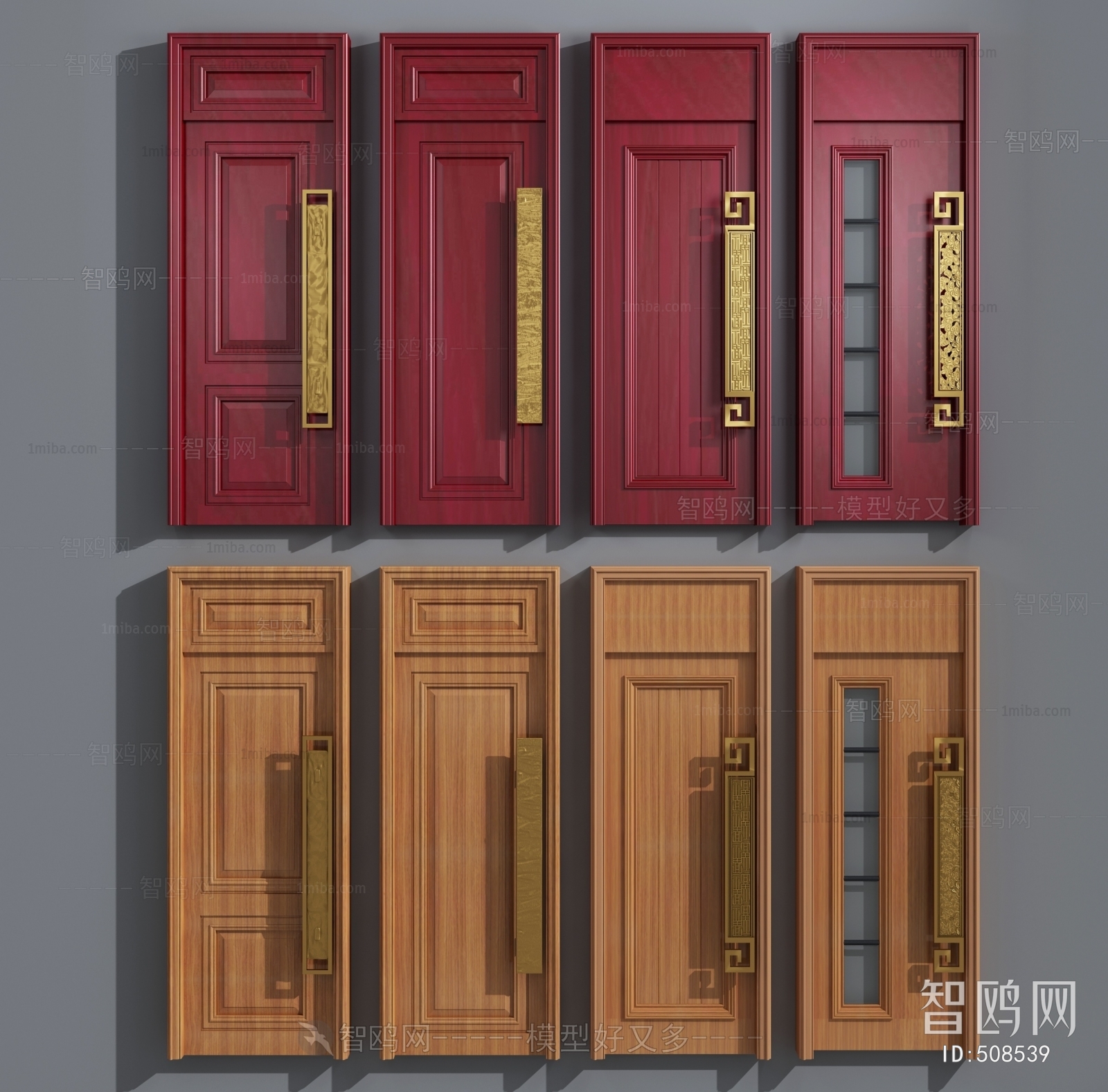 New Chinese Style Single Door