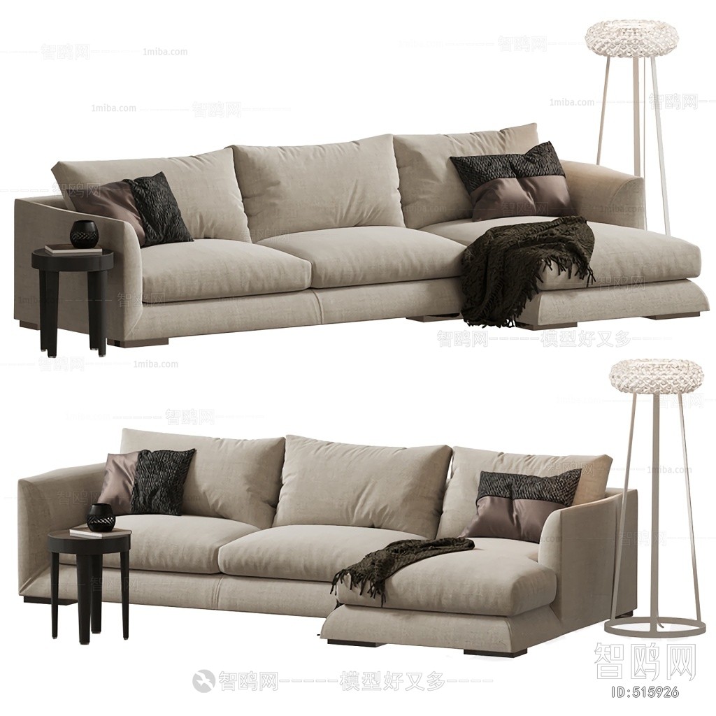 Modern Three-seat Sofa