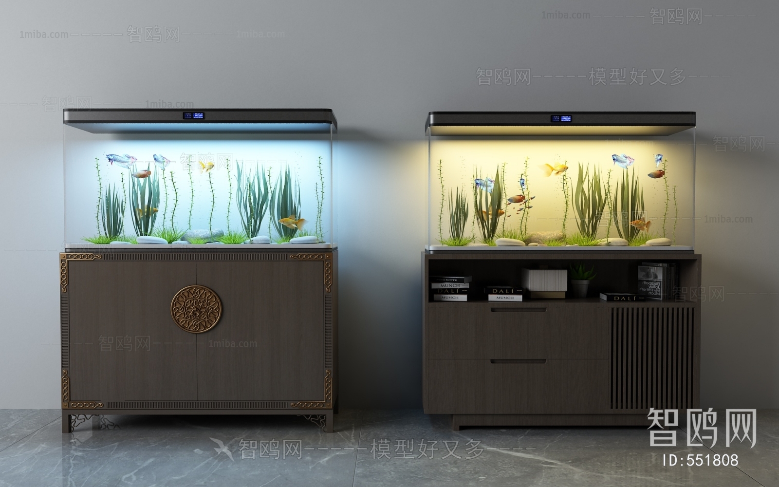 New Chinese Style Fish Tank