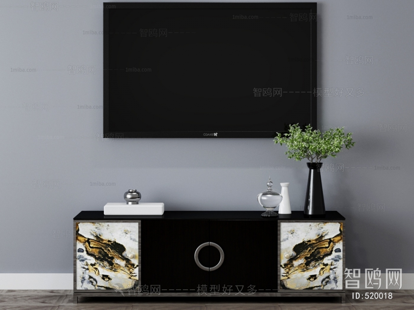 New Chinese Style TV Cabinet