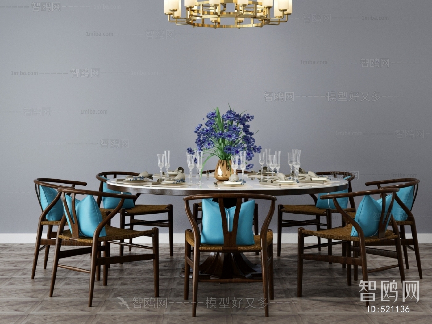 New Chinese Style Dining Table And Chairs