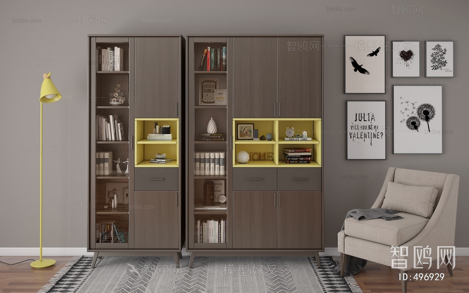 Nordic Style Bookcase