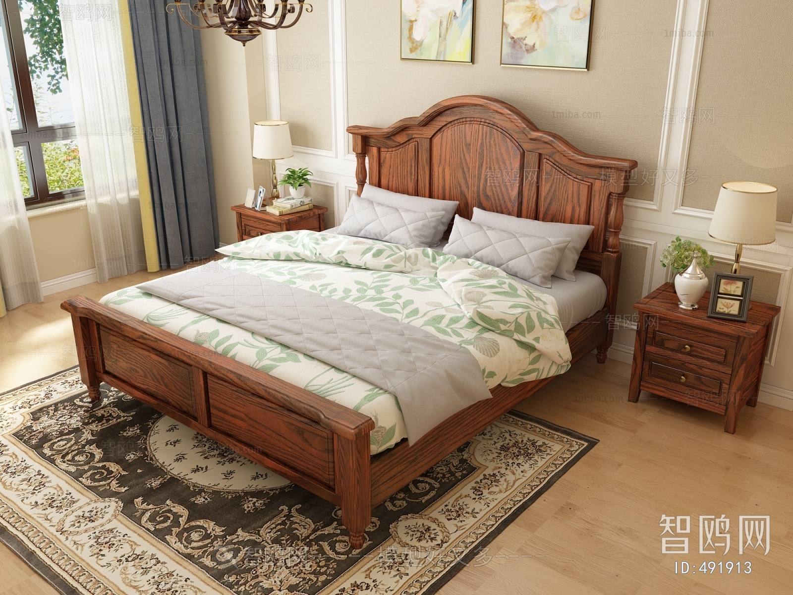 American Style Double Bed