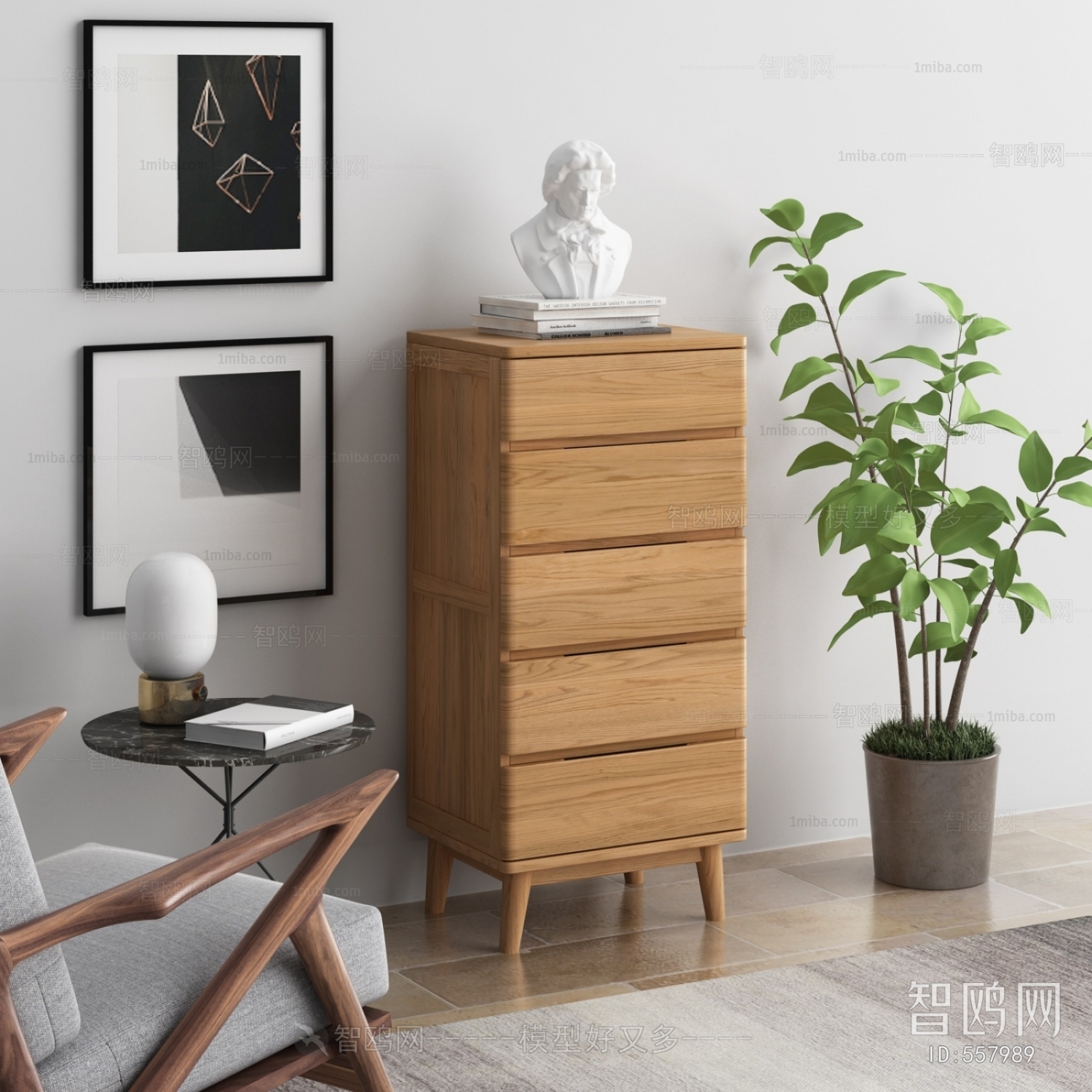 Nordic Style Chest Of Drawers