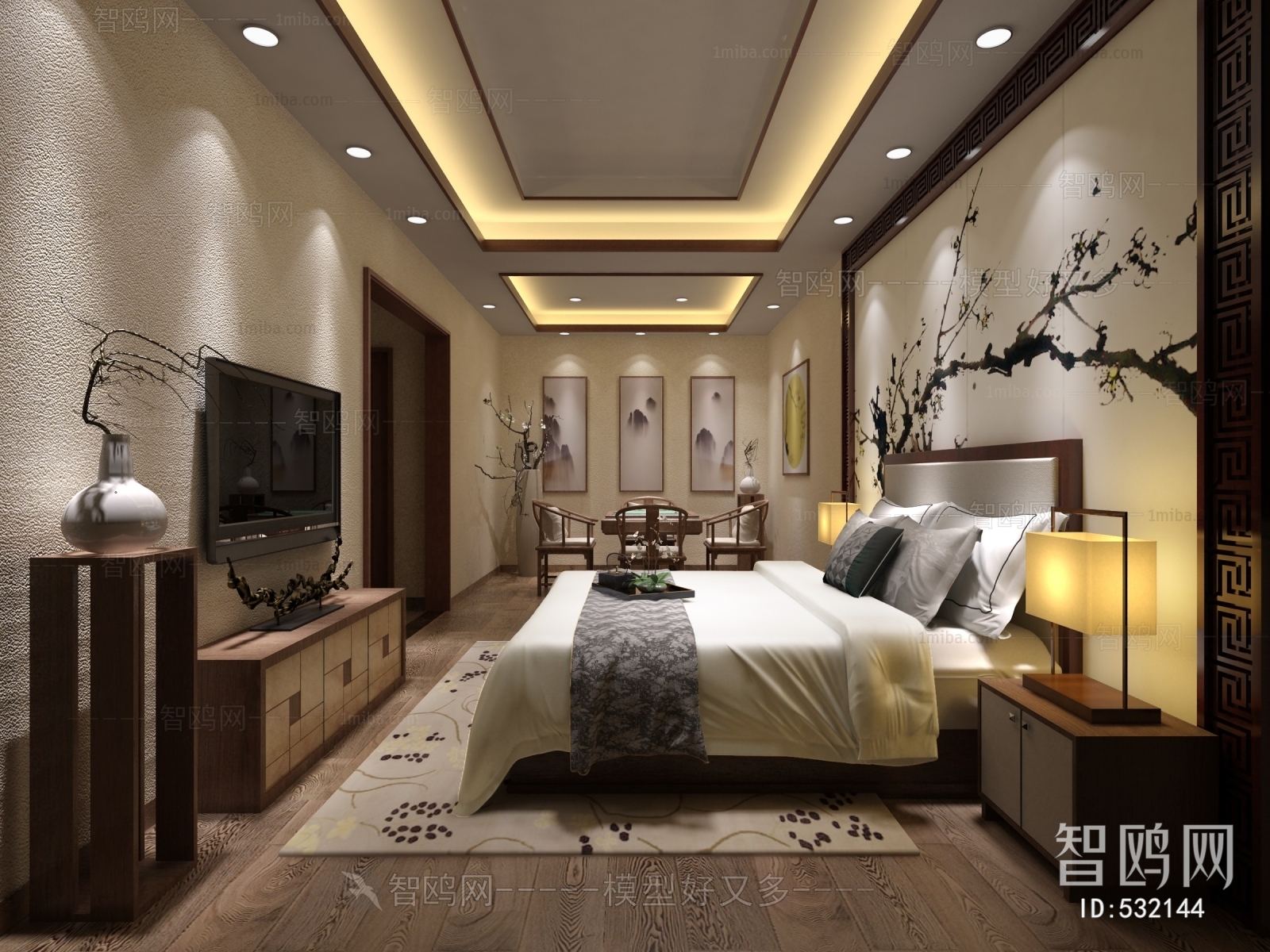 New Chinese Style Guest Room